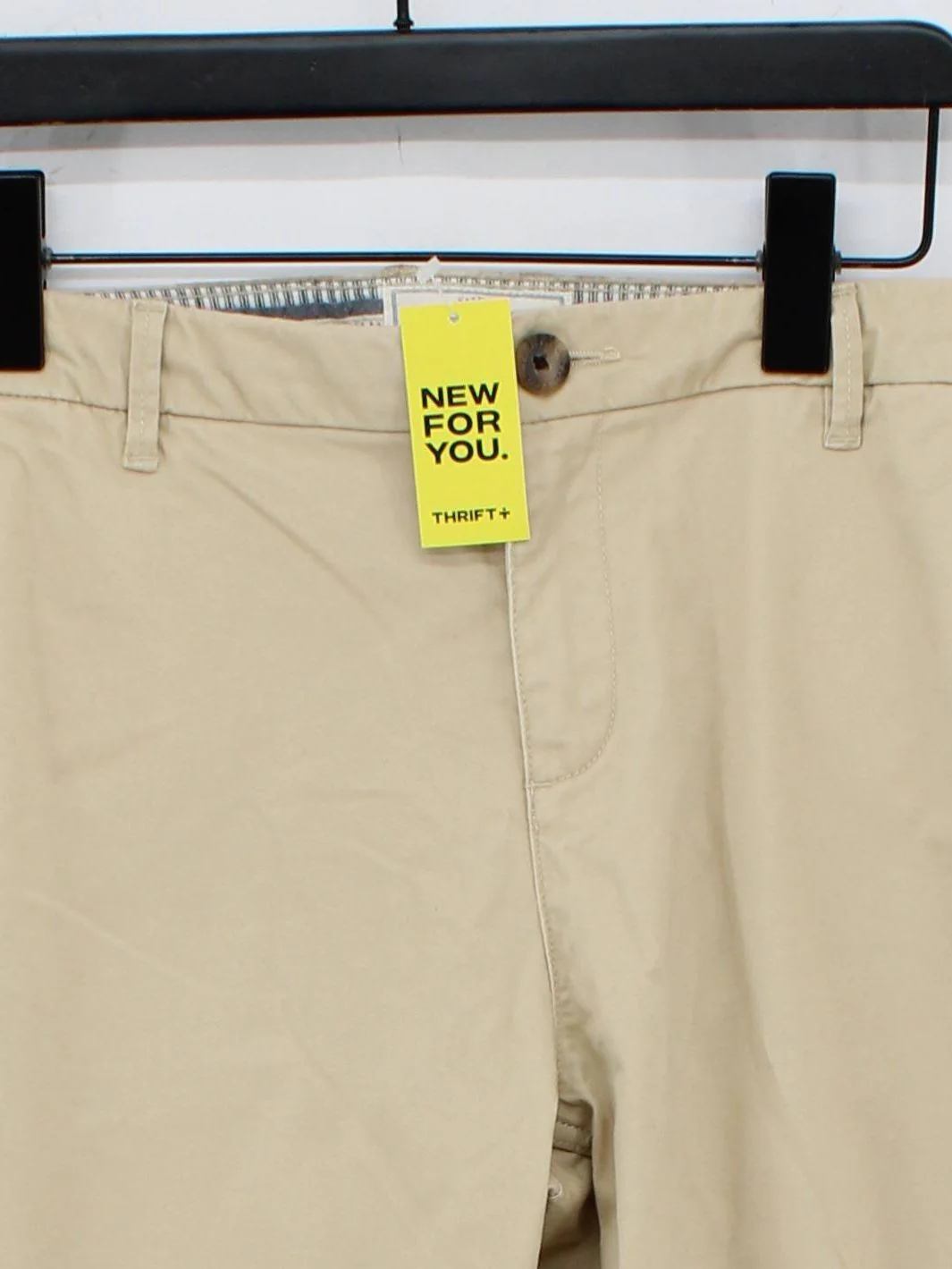 Fat Face Women's Trousers UK 12 Tan Cotton with Elastane Tapered Chino - Image 3