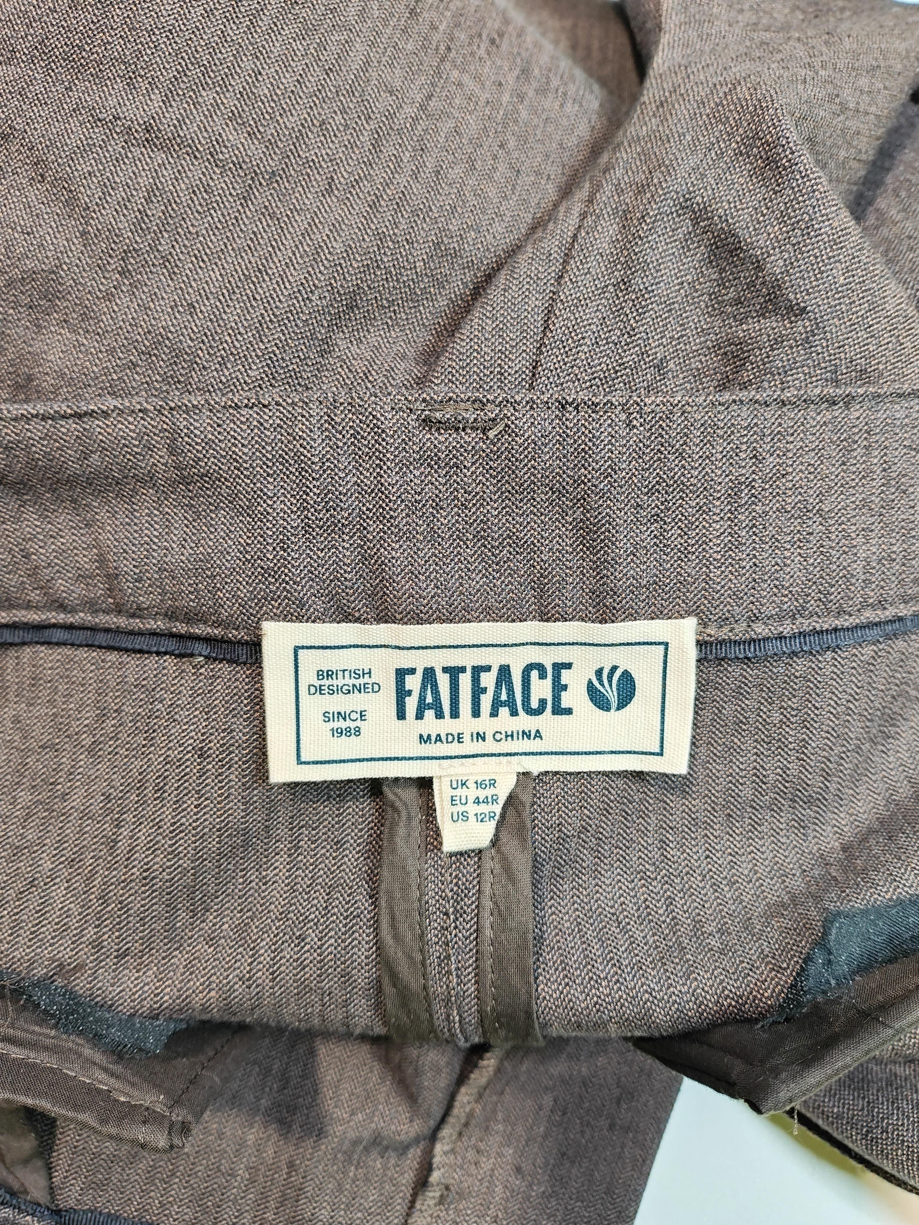Fat Face Women's Trousers UK 16 Brown Polyester - Image 5