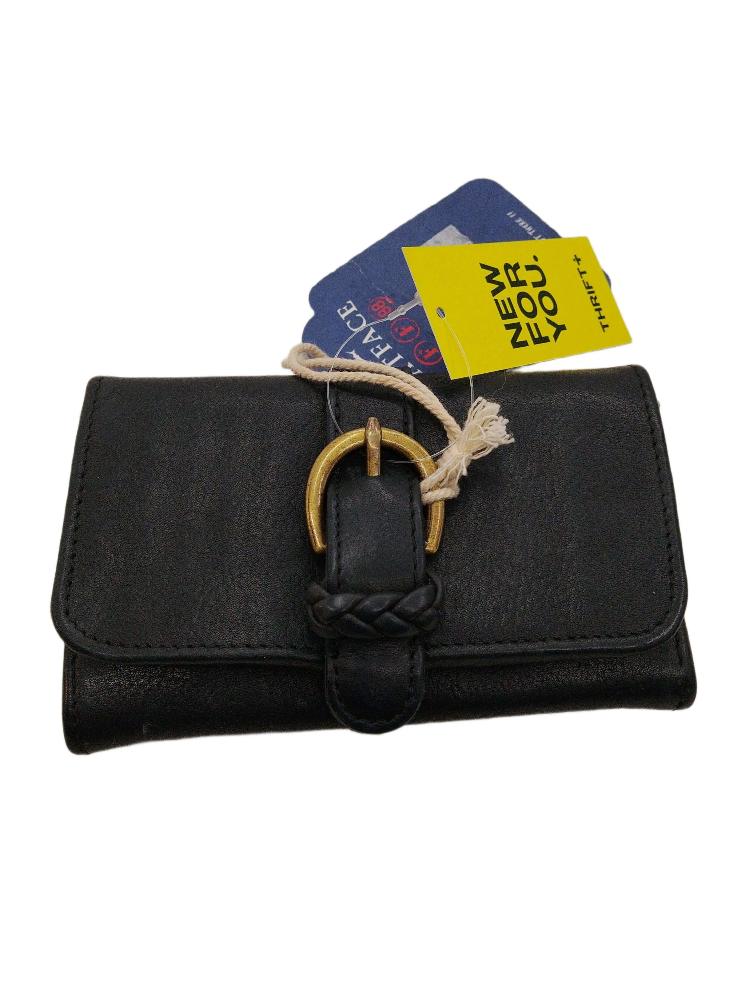 Fat Face Women's Wallet Black 100% Leather
