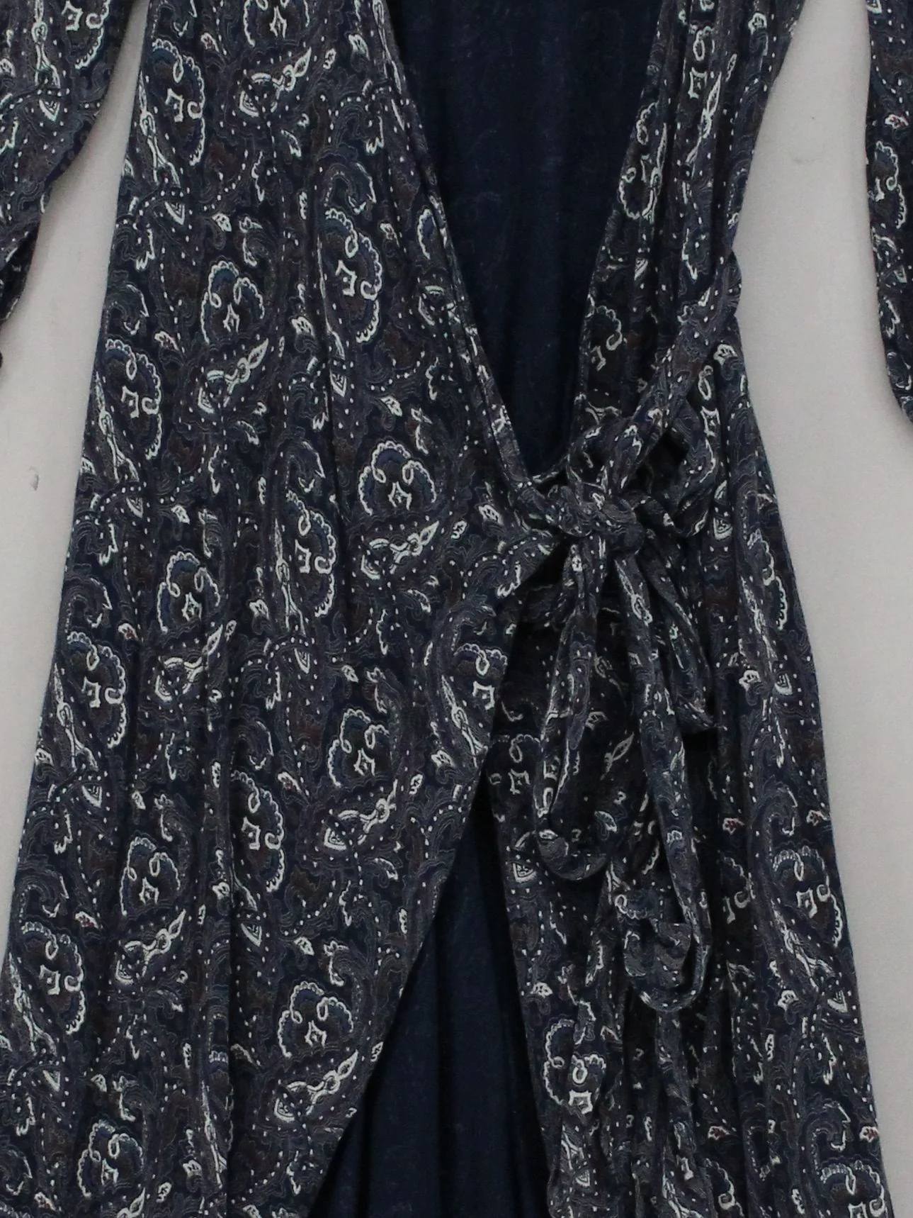 Fat Face Wrap Midi Dress UK10 in Blue - Image 3