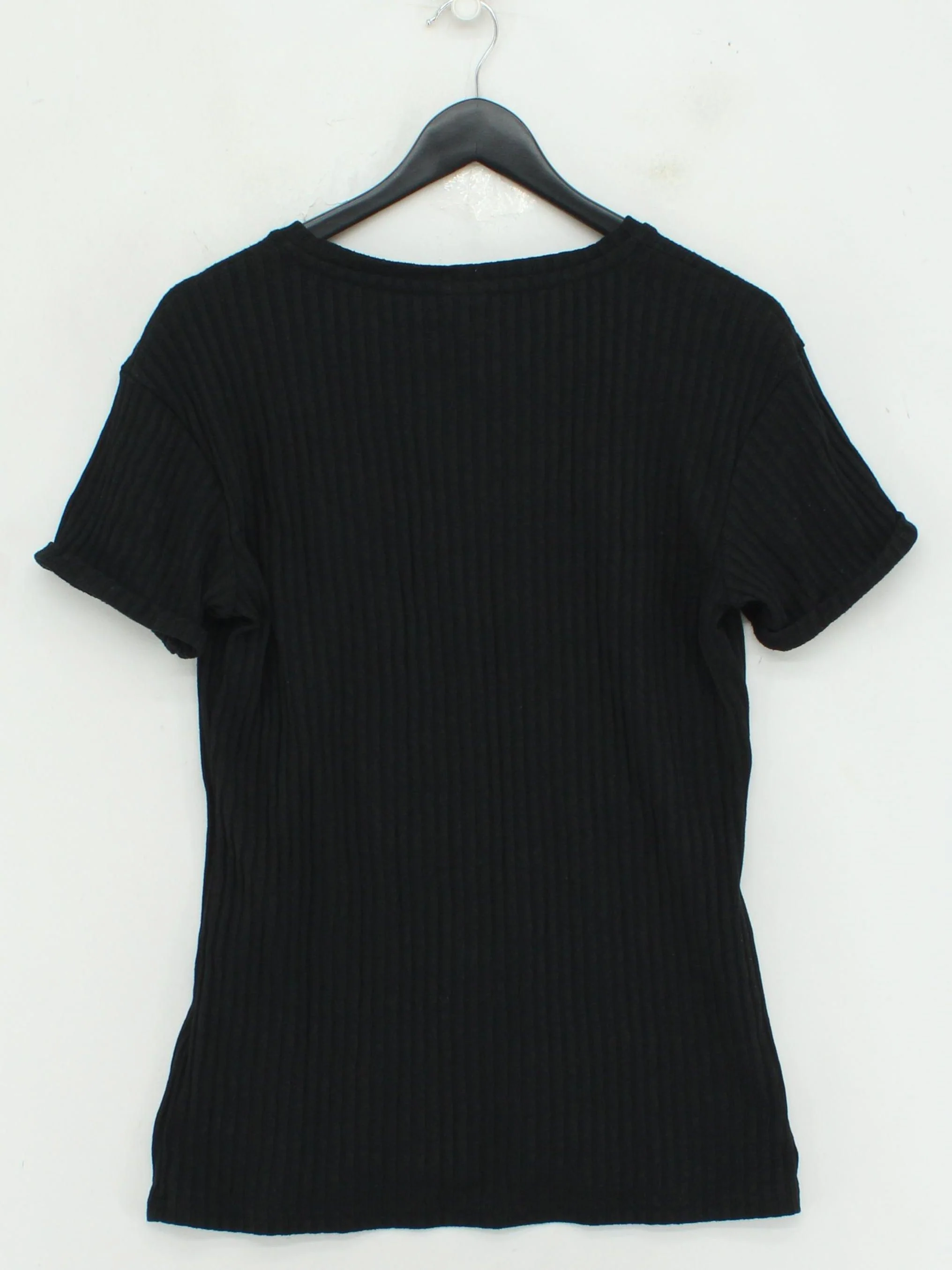 Father Sons Men's T-Shirt M Black Polyester with Viscose Basic - Image 2