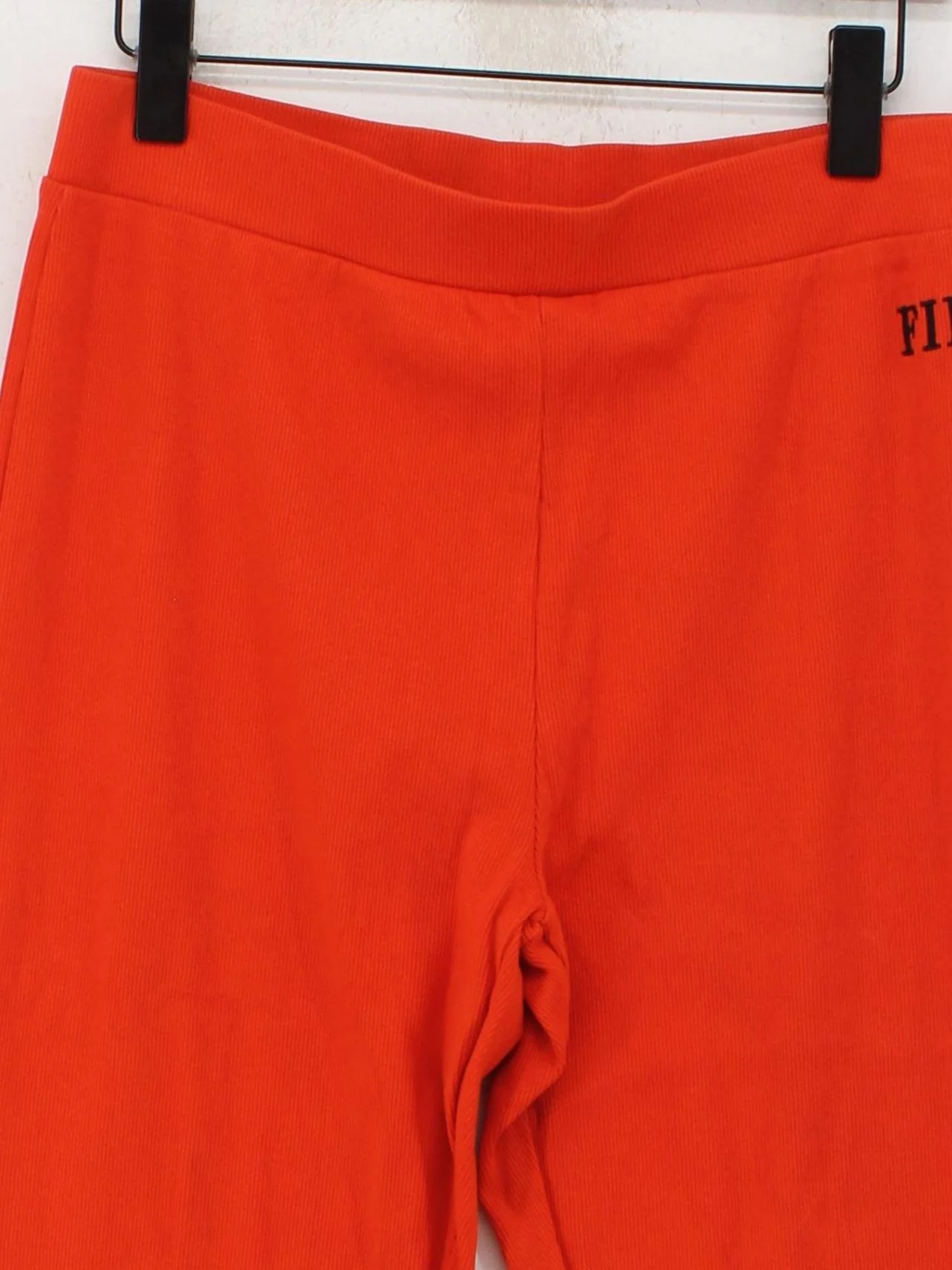 Fila Women's Sports Bottoms XL Orange 100% Cotton Sweatpants - Image 3