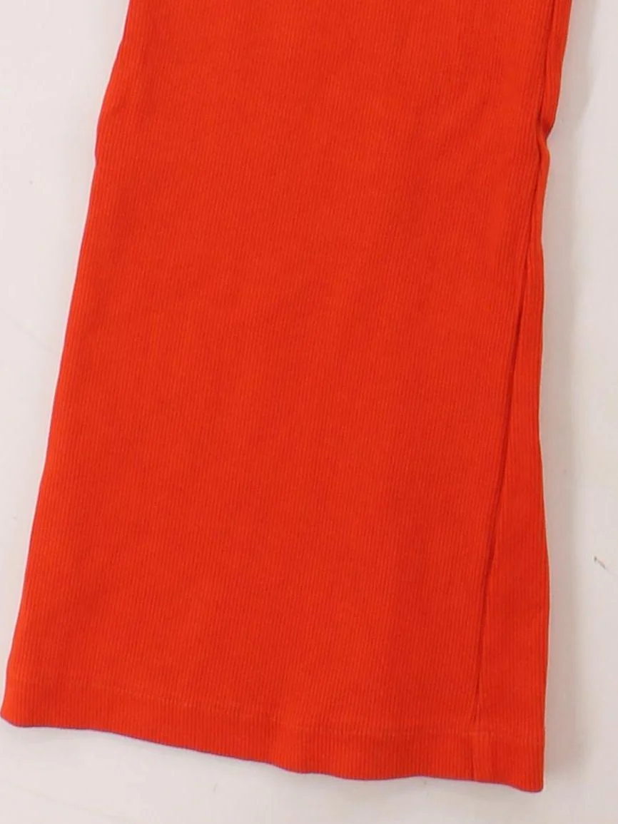 Fila Women's Sports Bottoms XL Orange 100% Cotton Sweatpants - Image 4
