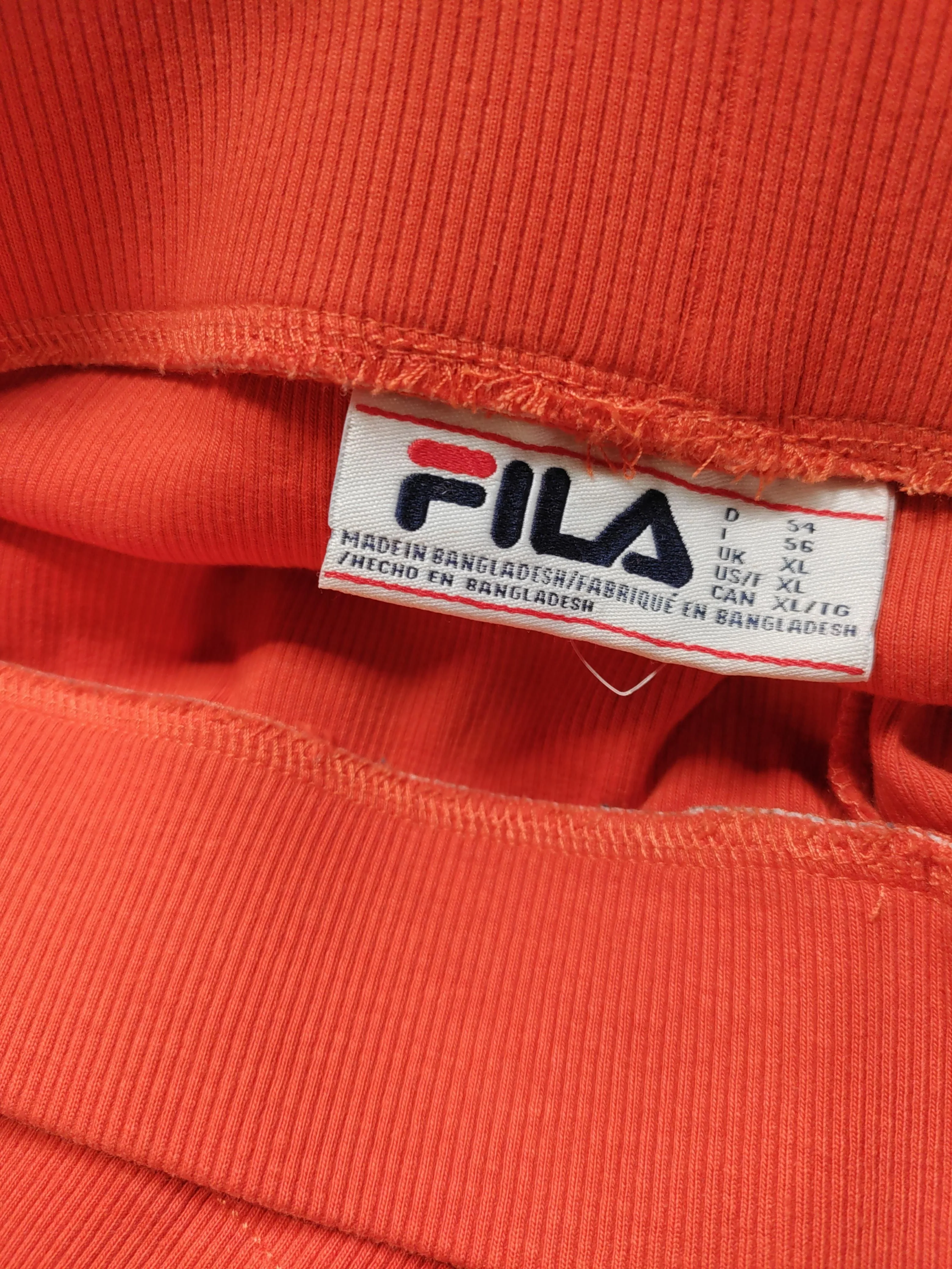 Fila Women's Sports Bottoms XL Orange 100% Cotton Sweatpants - Image 5