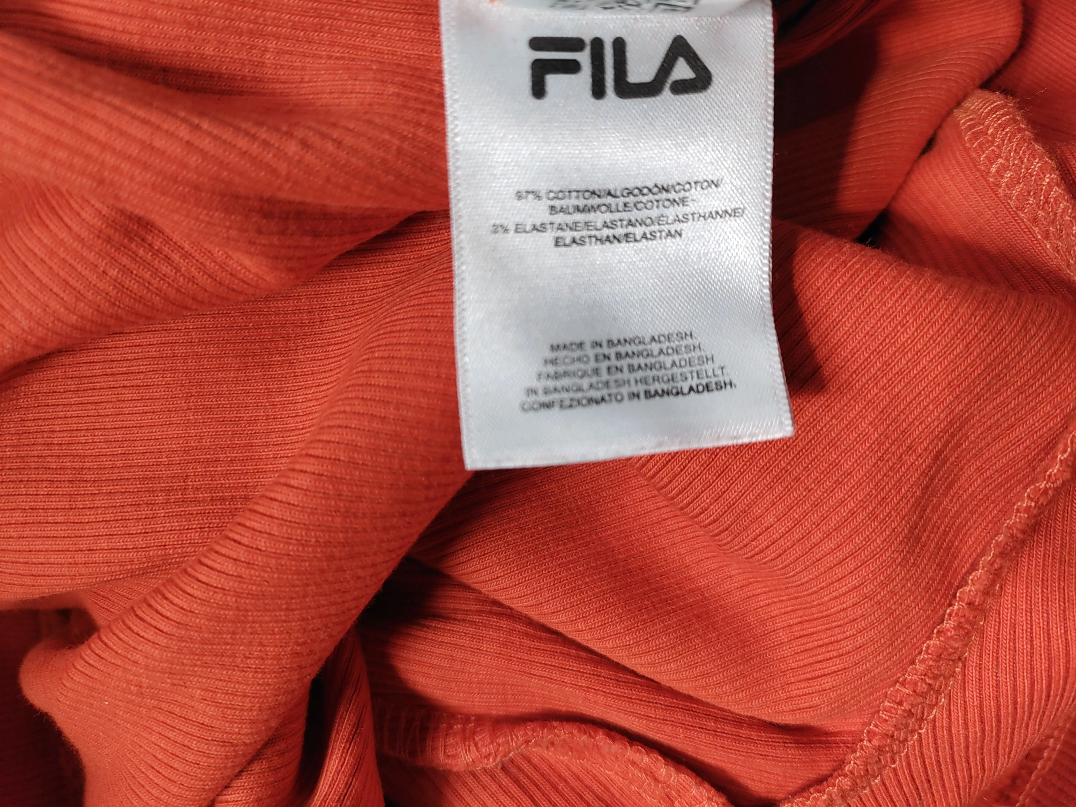 Fila Women's Sports Bottoms XL Orange 100% Cotton Sweatpants - Image 6