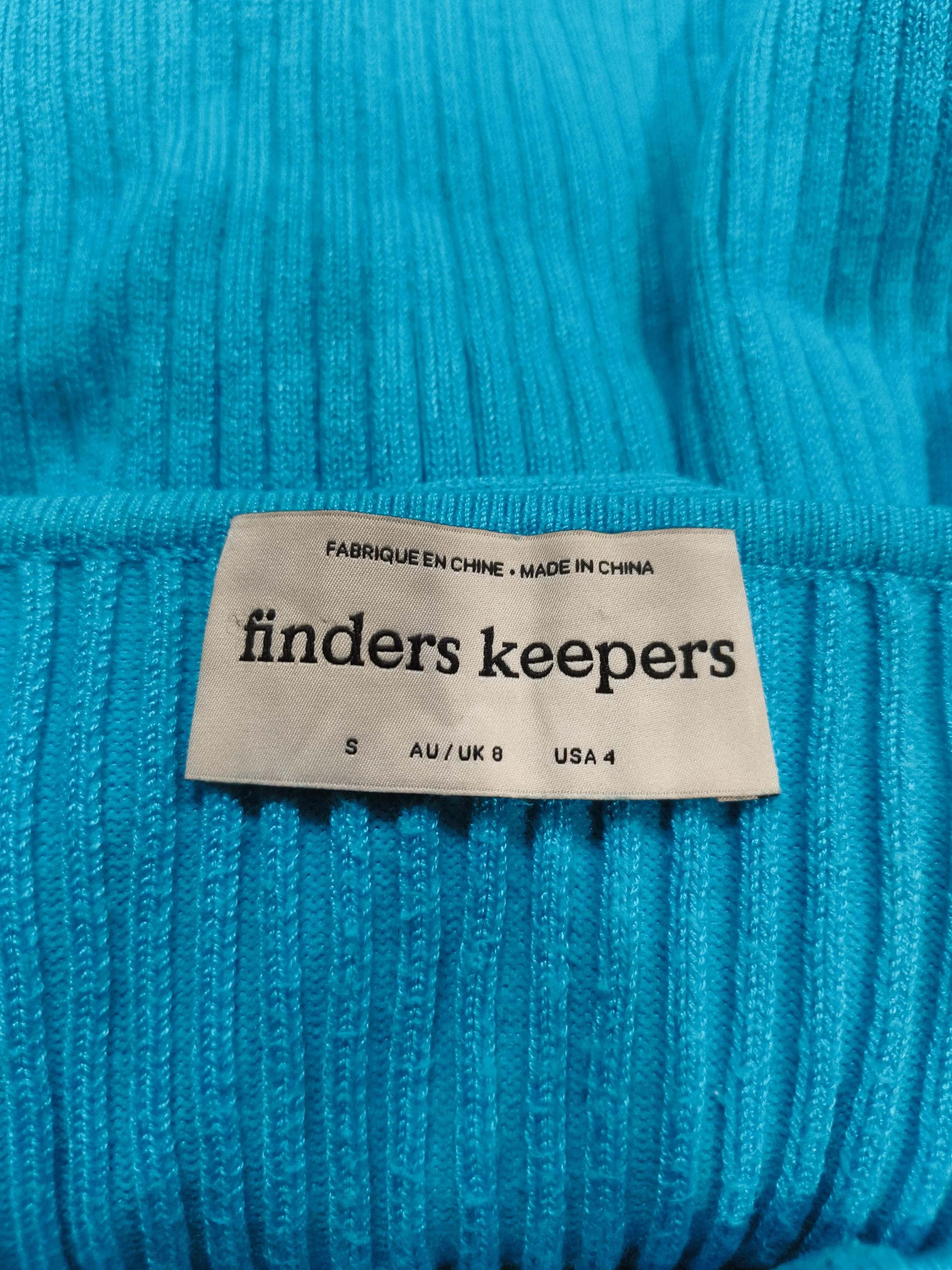 Finders Keepers Bodycon Midi Dress UK8 in Blue - Image 6