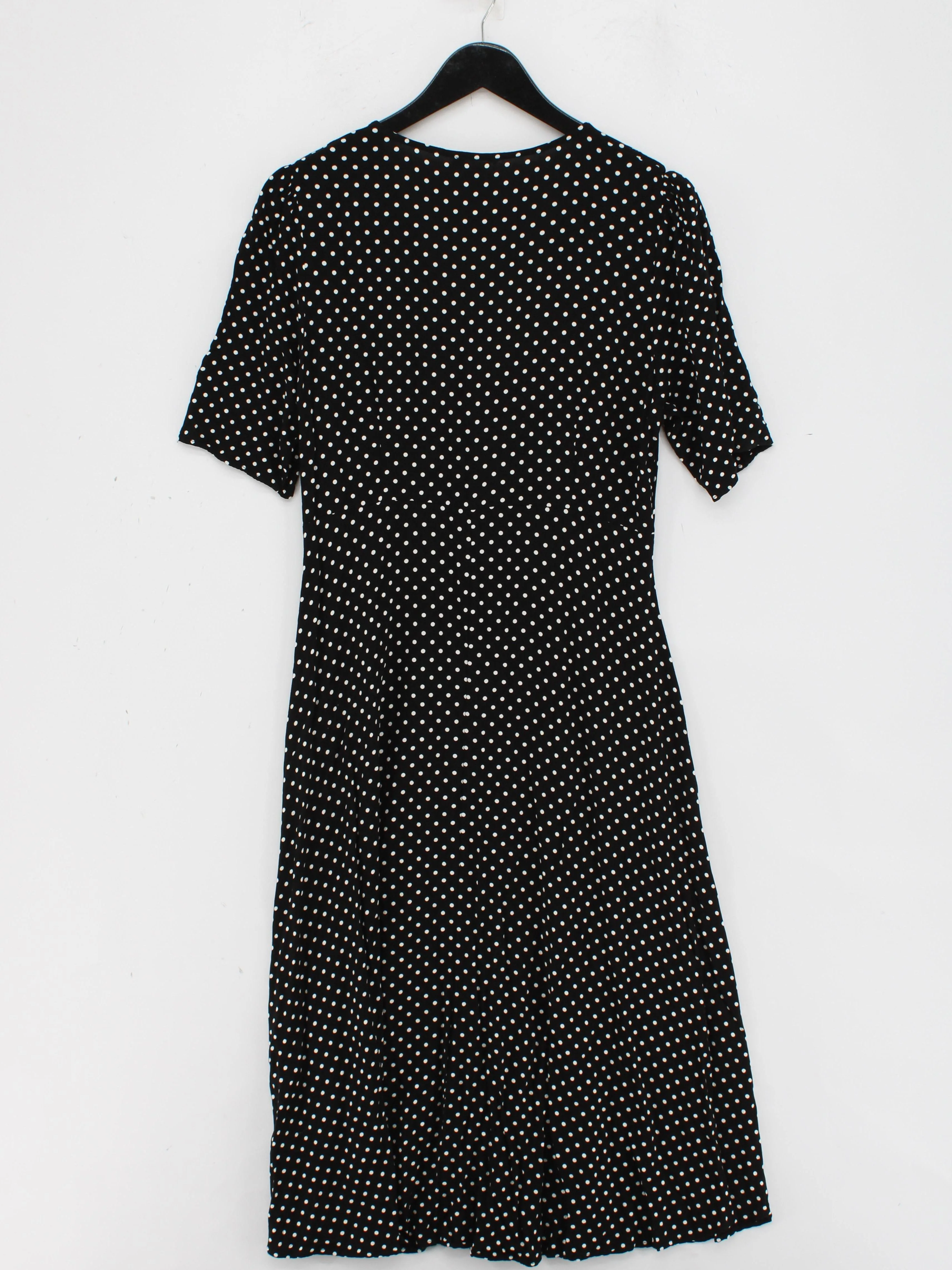 Finery Shirt Midi Dress UK14 in Black - Image 2