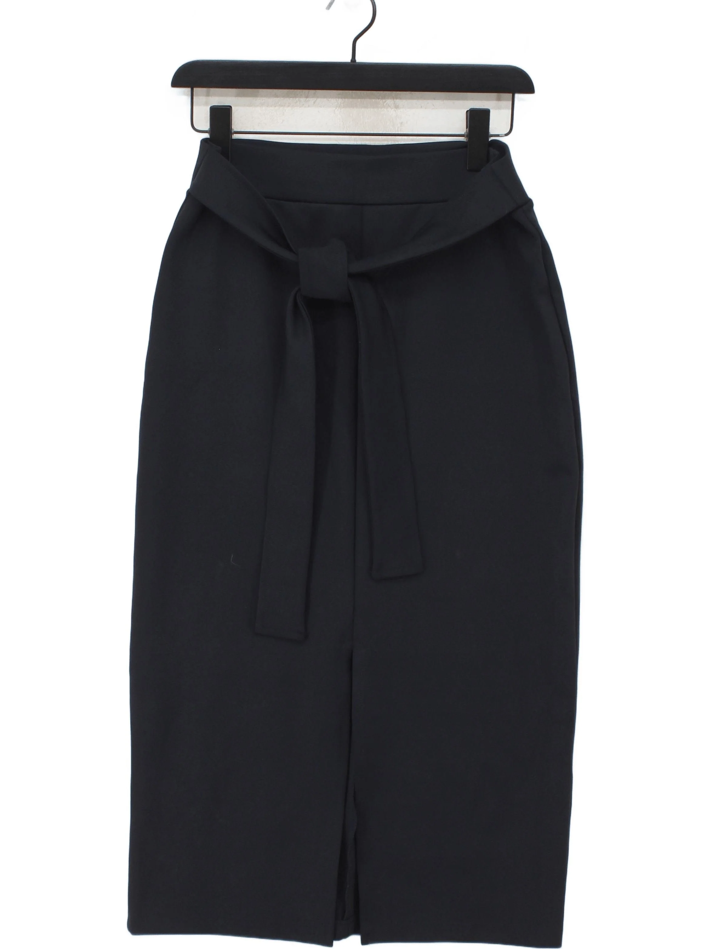 Finery Women's Midi Skirt UK 12 Black 100% Other Midi Straight & Pencil