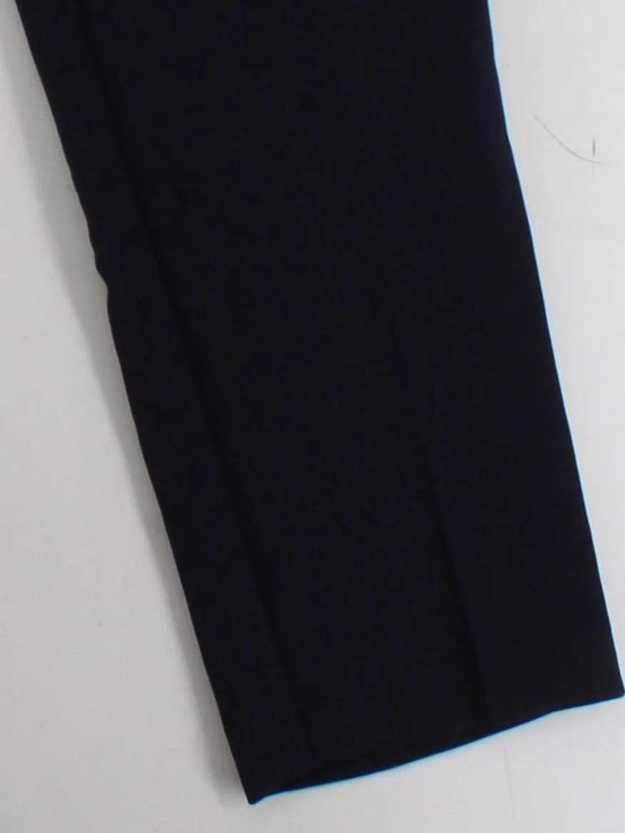 Finery Women's Trousers UK 12 Blue Polyester with Elastane Straight Chino - Image 4