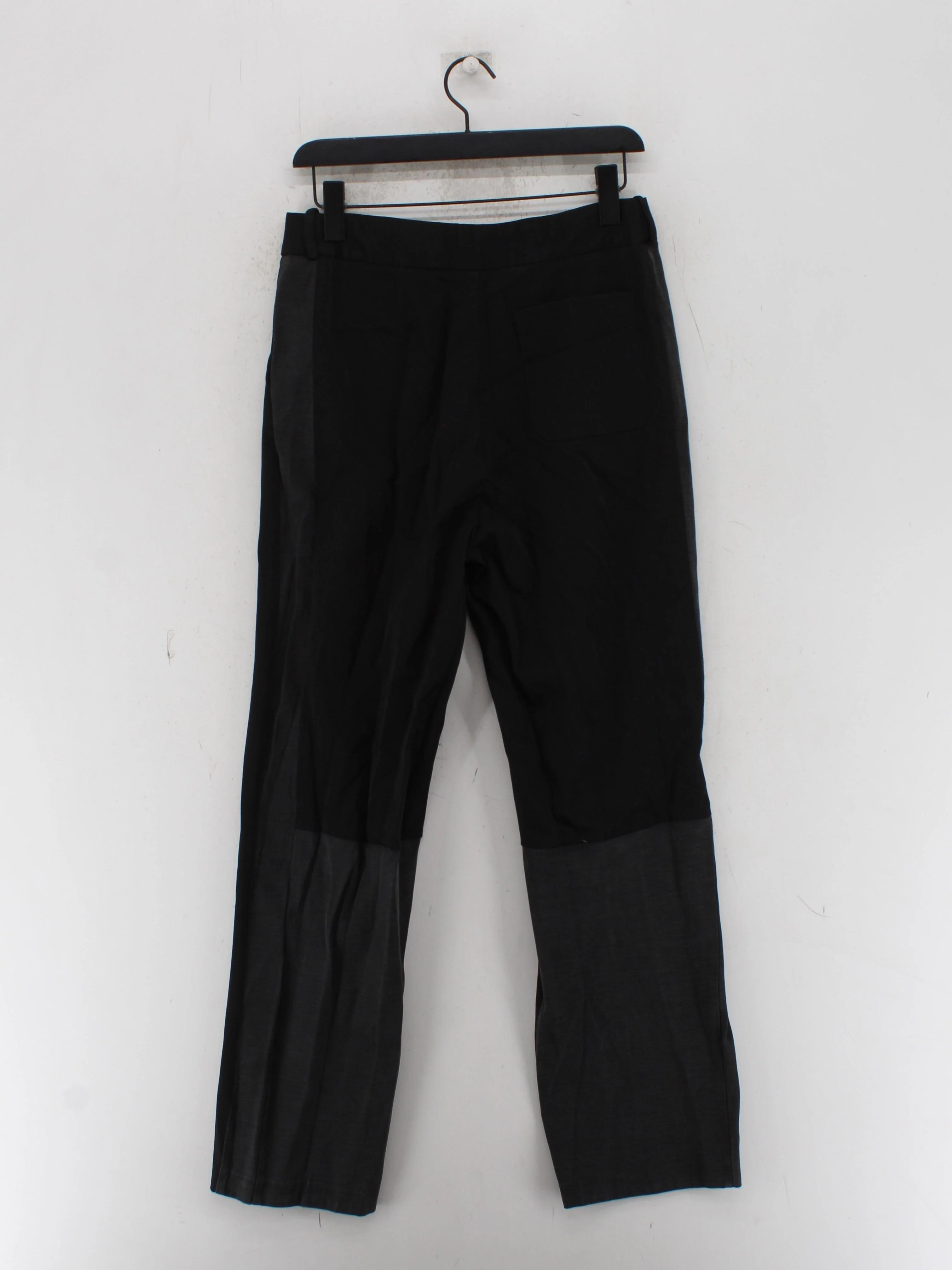 Finery Women's Trousers UK 14 Black Polyester with Elastane Straight Chino - Image 2