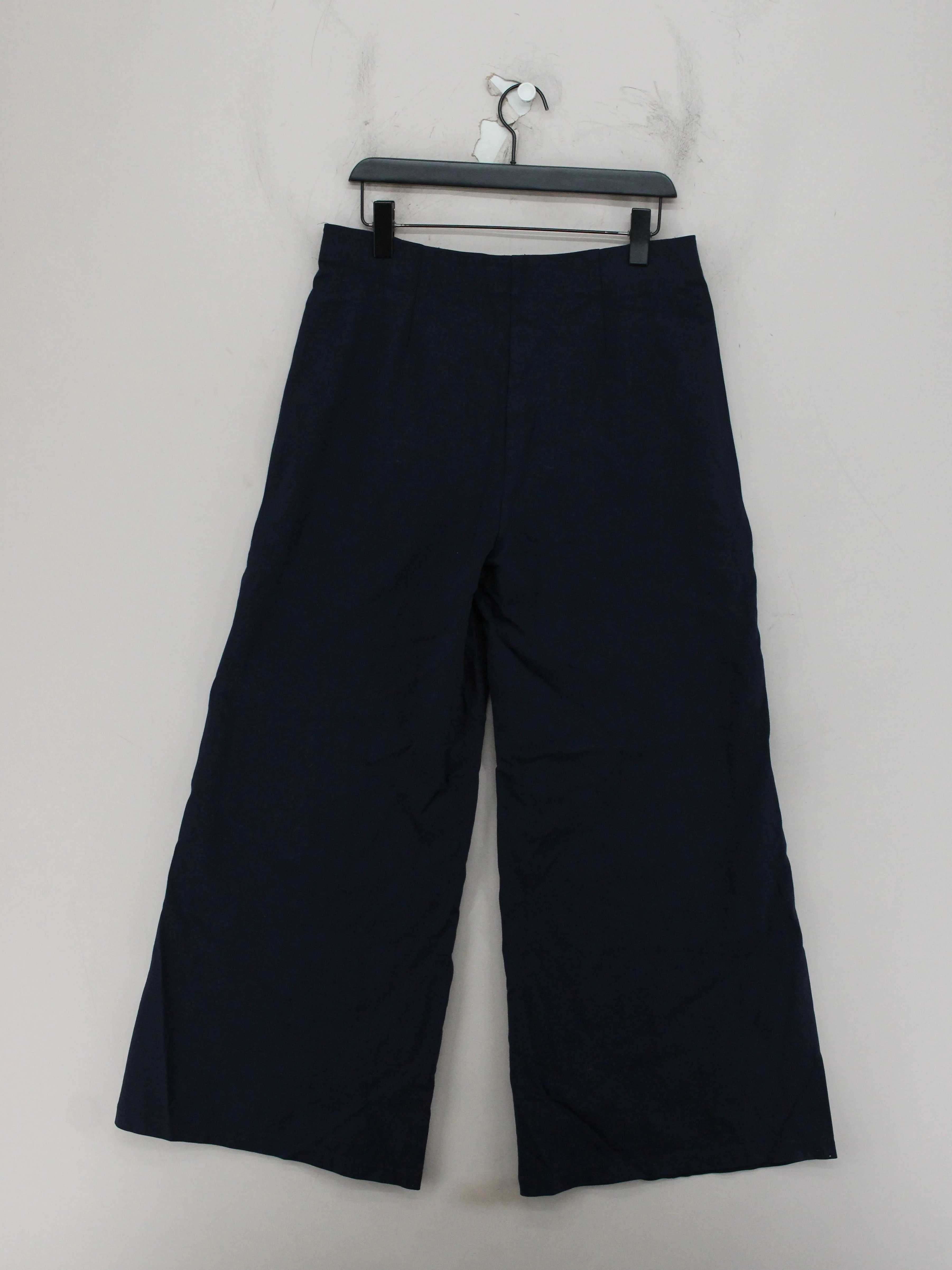 Finery Women's Trousers UK 16 Blue Viscose with Polyamide, Spandex Chino - Image 2