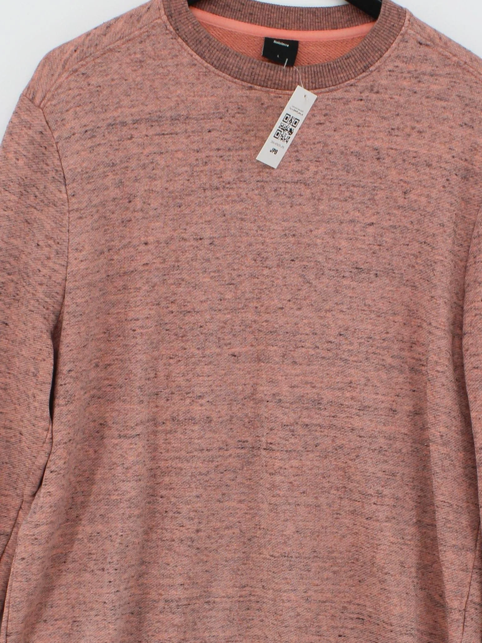 Finisterre Men's Hoodie L Pink Cotton with Polyester Pullover - Image 3
