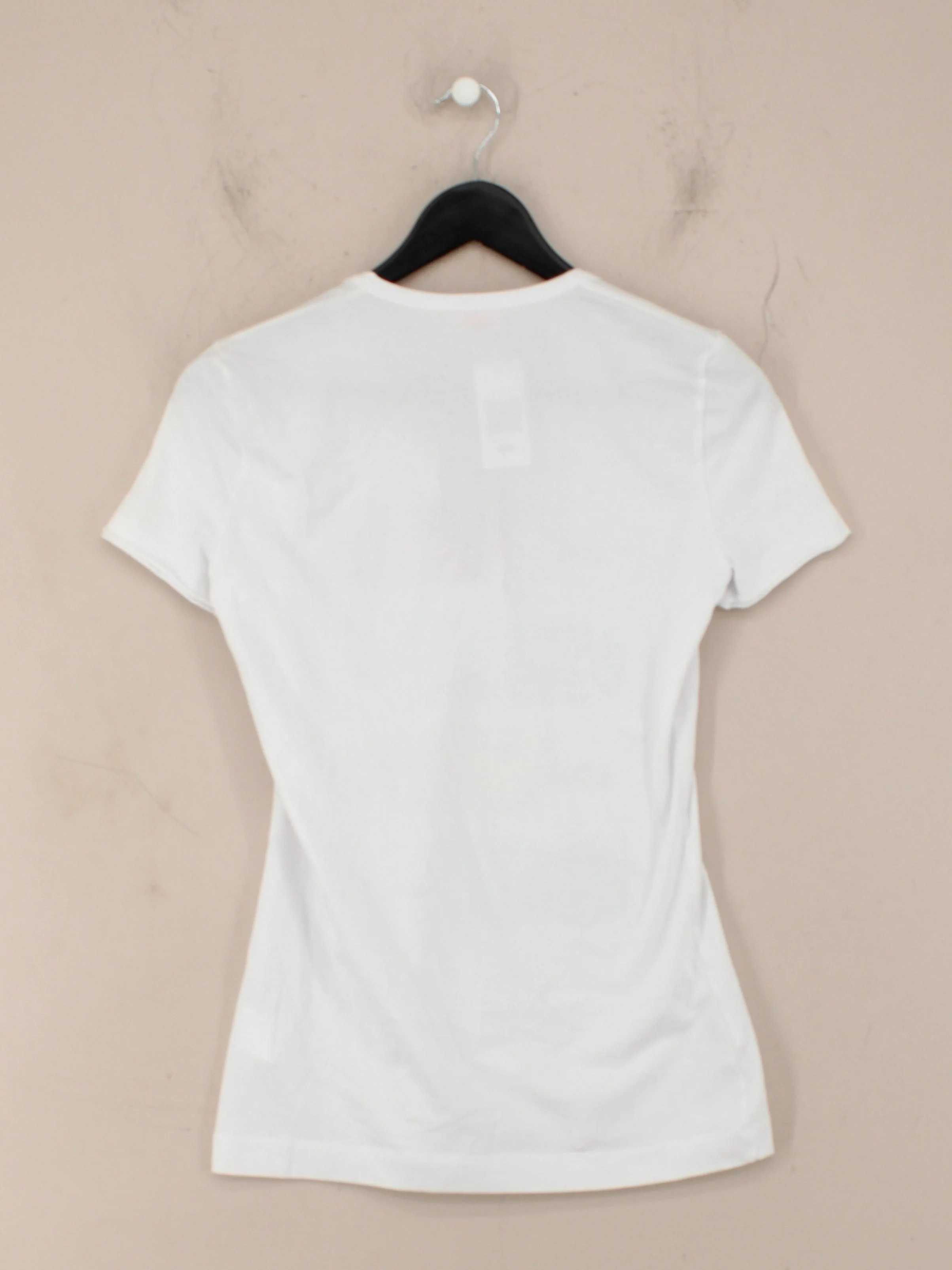 Fiorucci Women's T-Shirt S White Cotton with Elastane Basic - Image 2