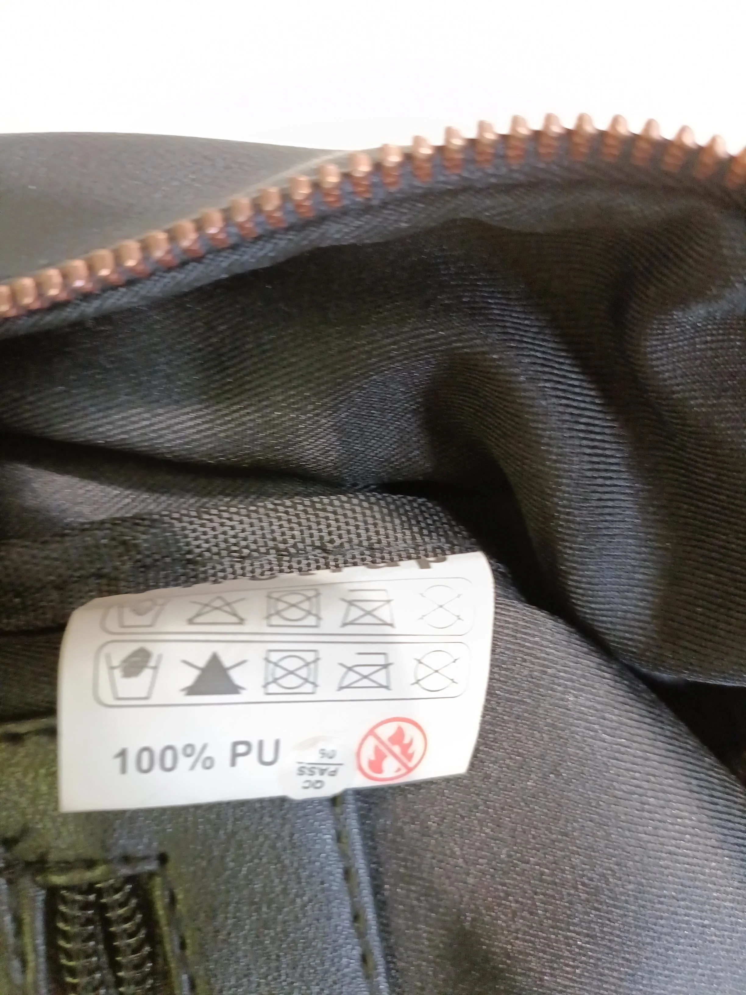 Firetrap Men's Bag Black 100% Faux Leather Backpack - Image 7