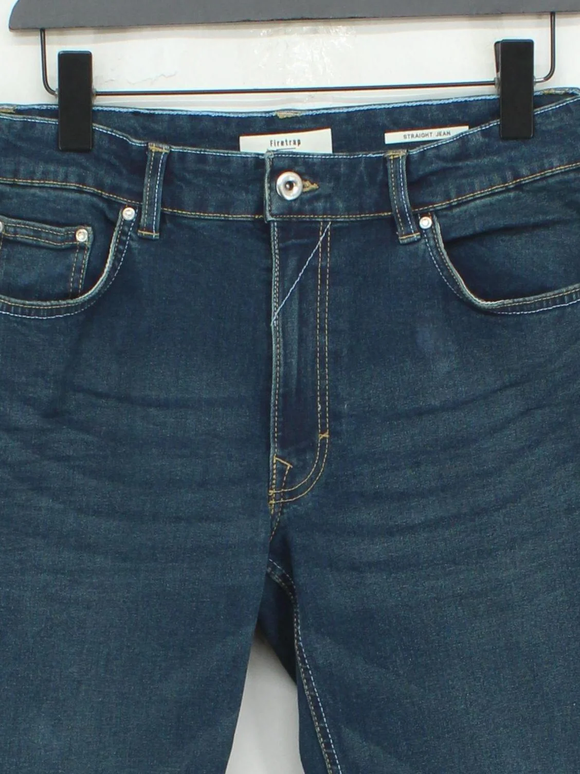 Firetrap Men's Jeans W 30 in Blue Cotton with Elastane Straight - Image 3