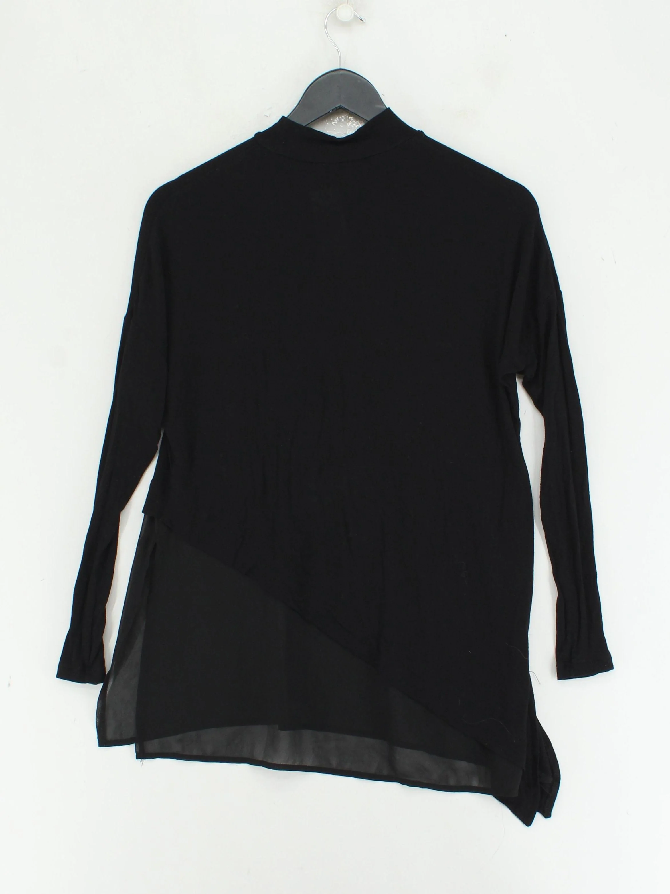 Firetrap Women's Top UK 8 Black Viscose with Elastane Tunic - Image 2