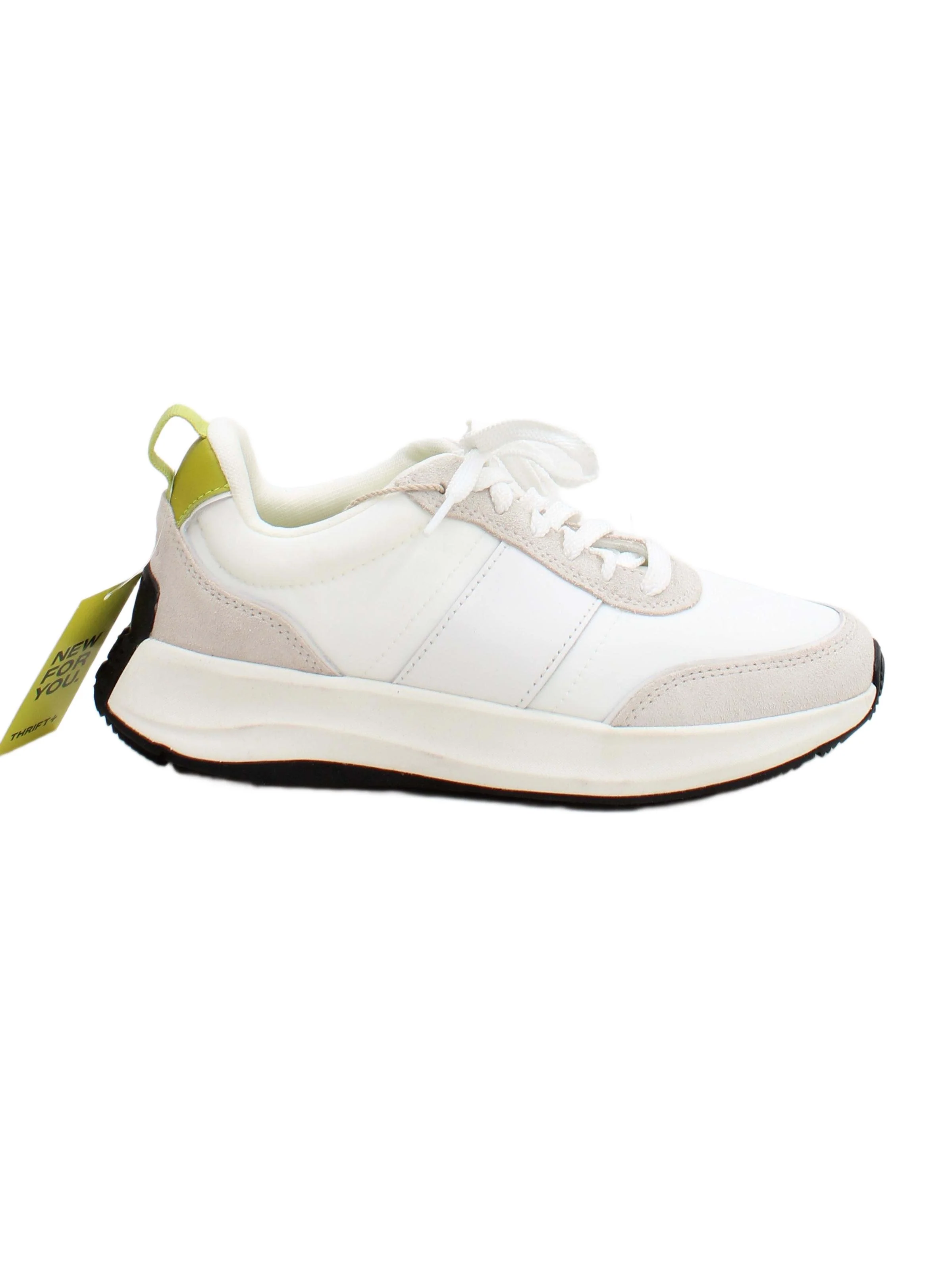 FitFlop F-MODE FLOW FABRIC Women's Trainers IK8-D39-040 UK4 EU37 US6 in White
