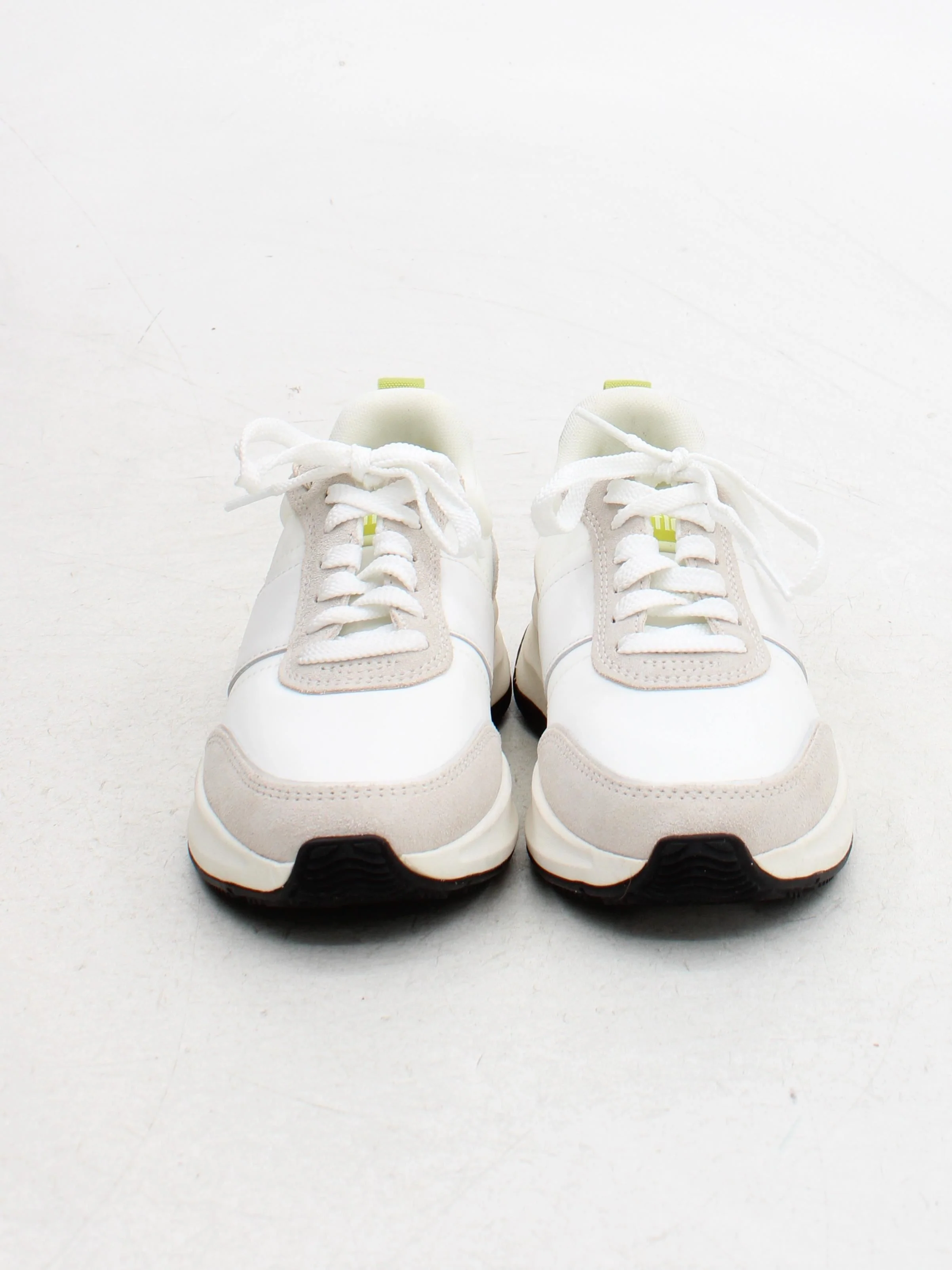 FitFlop F-MODE FLOW FABRIC Women's Trainers IK8-D39-040 UK4 EU37 US6 in White - Image 2