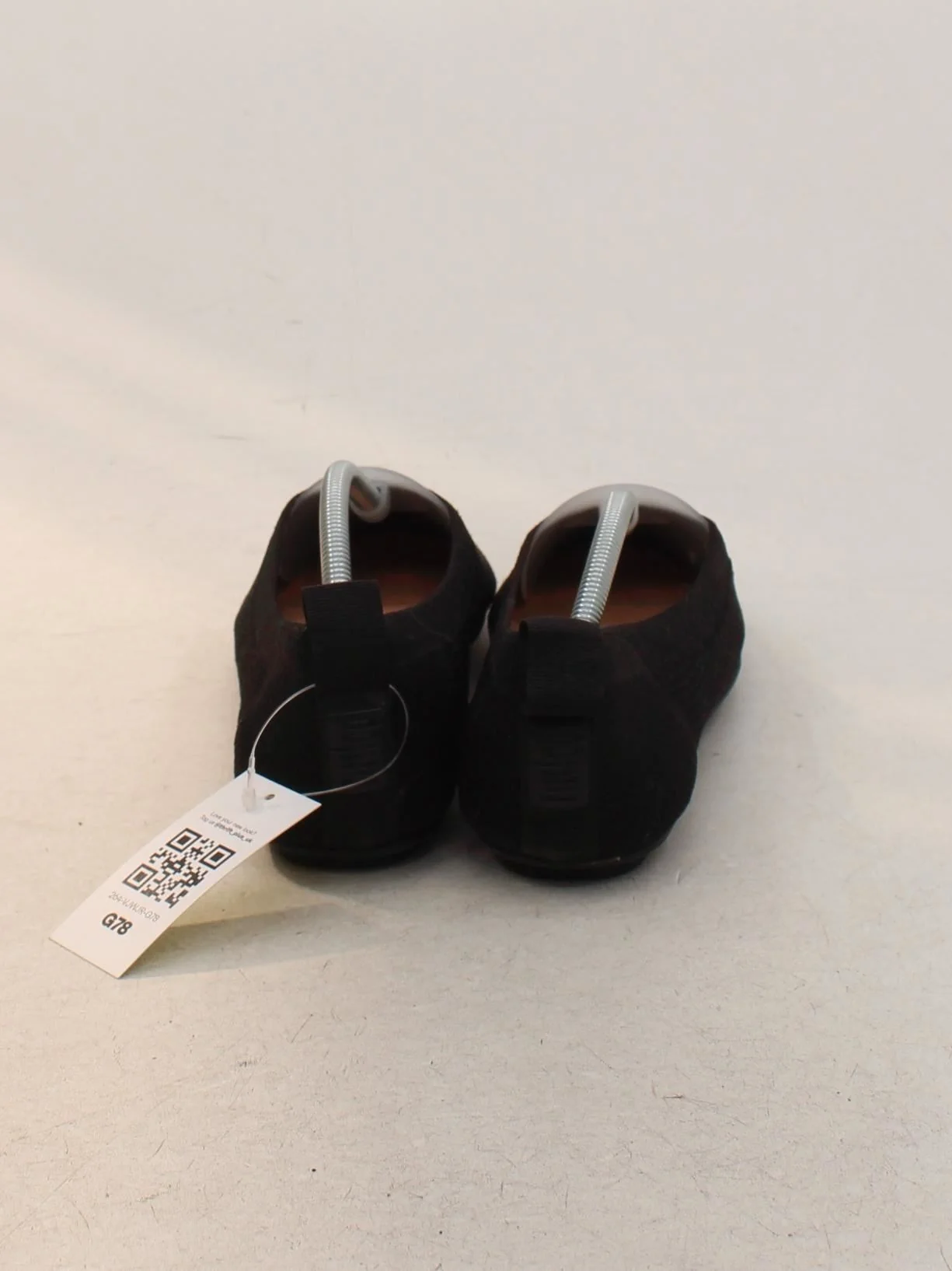 FitFlop Women's Flat Shoes UK 4 Black 100% Nylon Ballet - Image 3