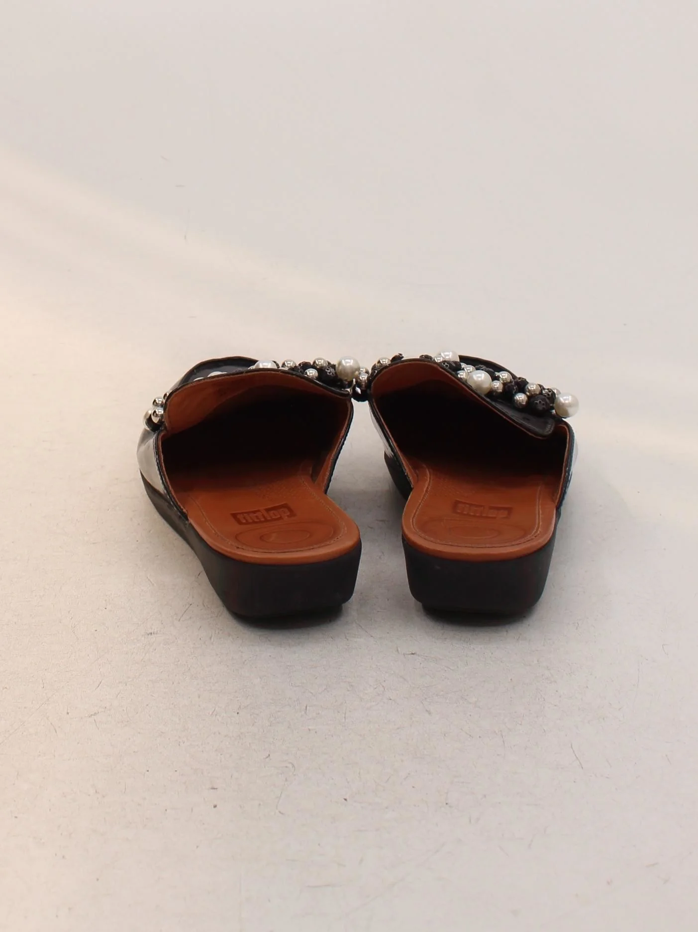 FitFlop Women's Flat Shoes UK 5 Black 100% Leather Loafer - Image 2