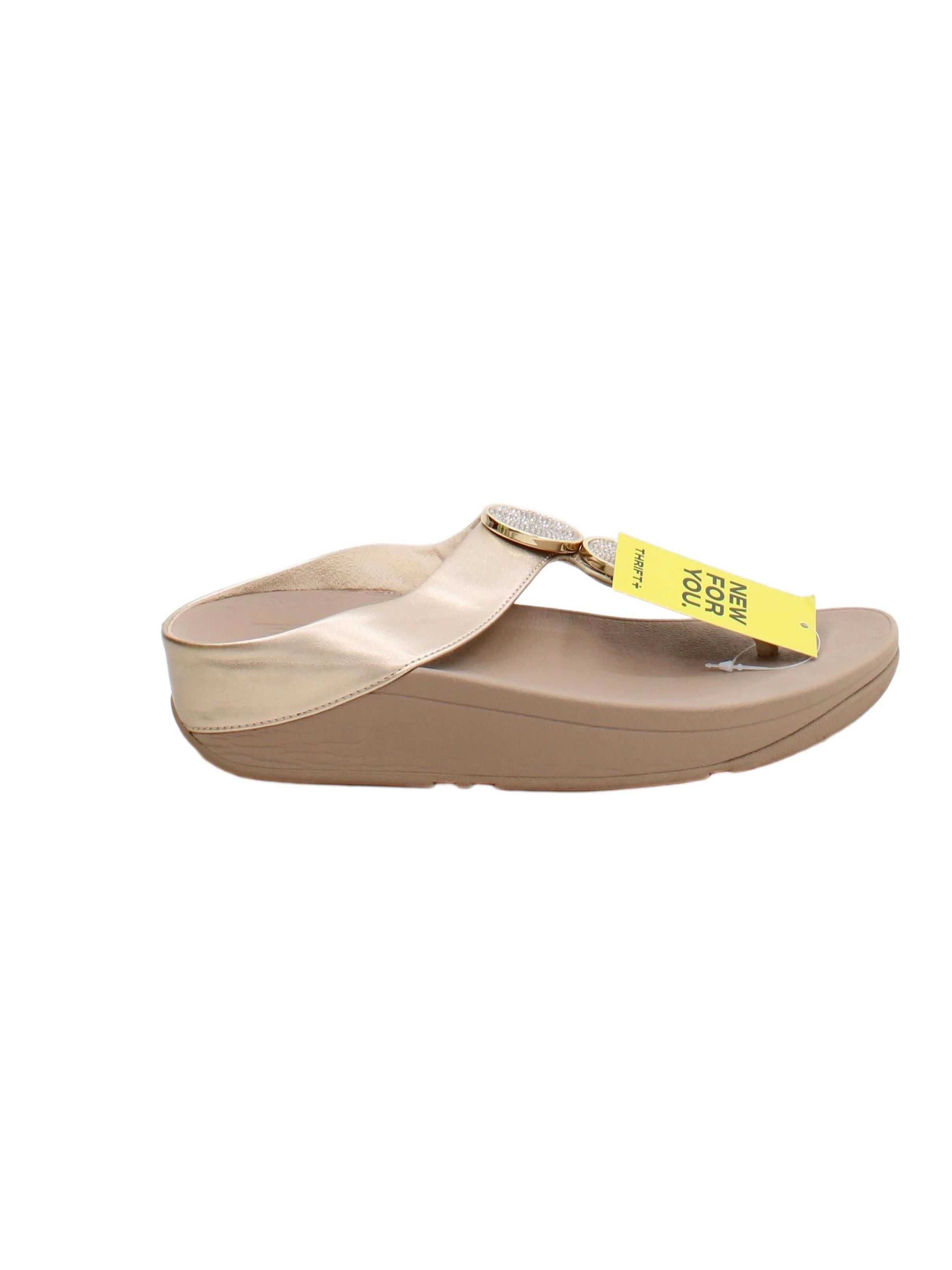 FitFlop Women's Sandals UK 5 Gold 100% Other Flip-Flop