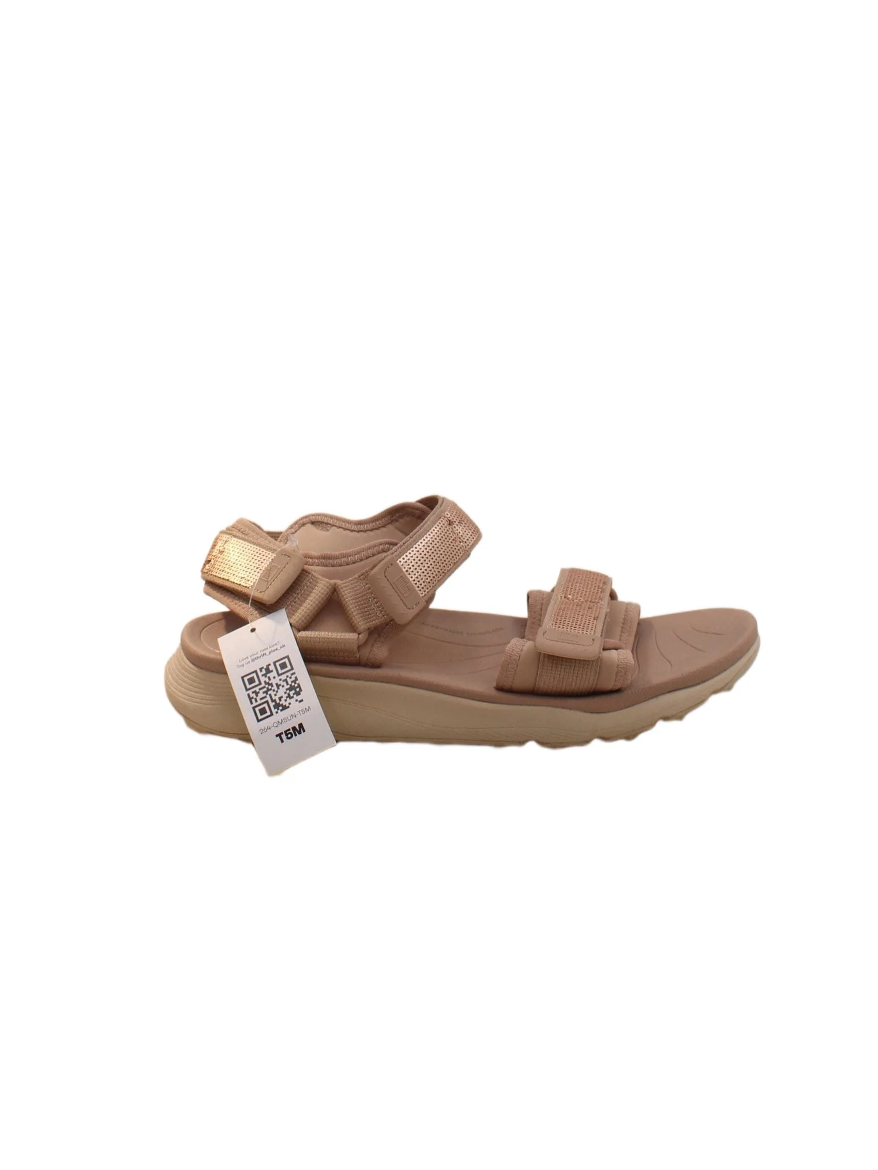 FitFlop Women's Sandals UK 8 Tan 100% Other Strappy
