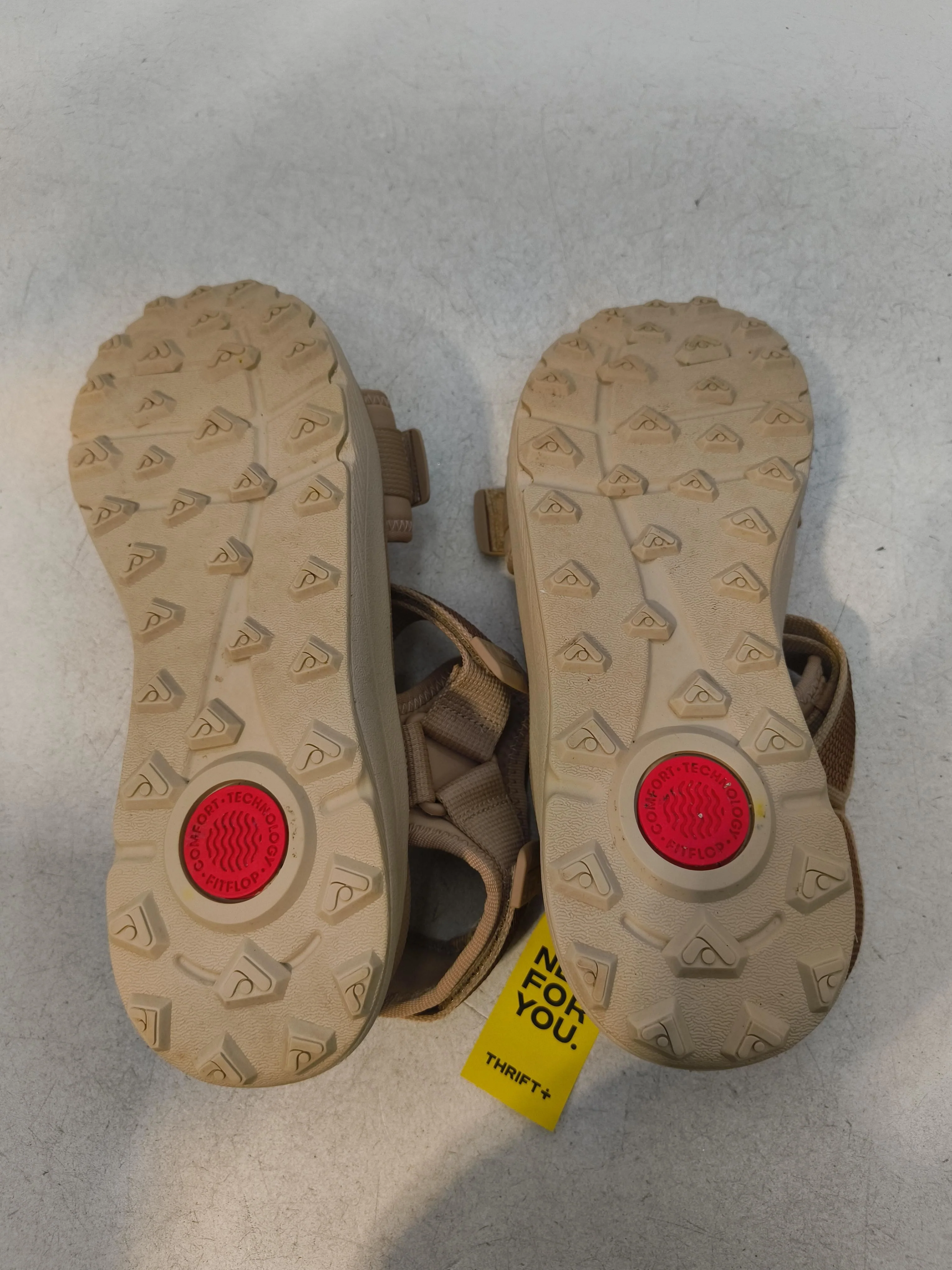 FitFlop Women's Sandals UK 8 Tan 100% Other Strappy - Image 7