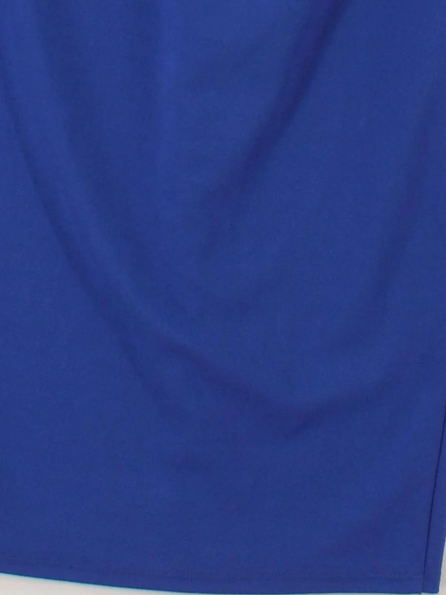 Flounce Bodycon Midi Dress UK10 in Blue - Image 4