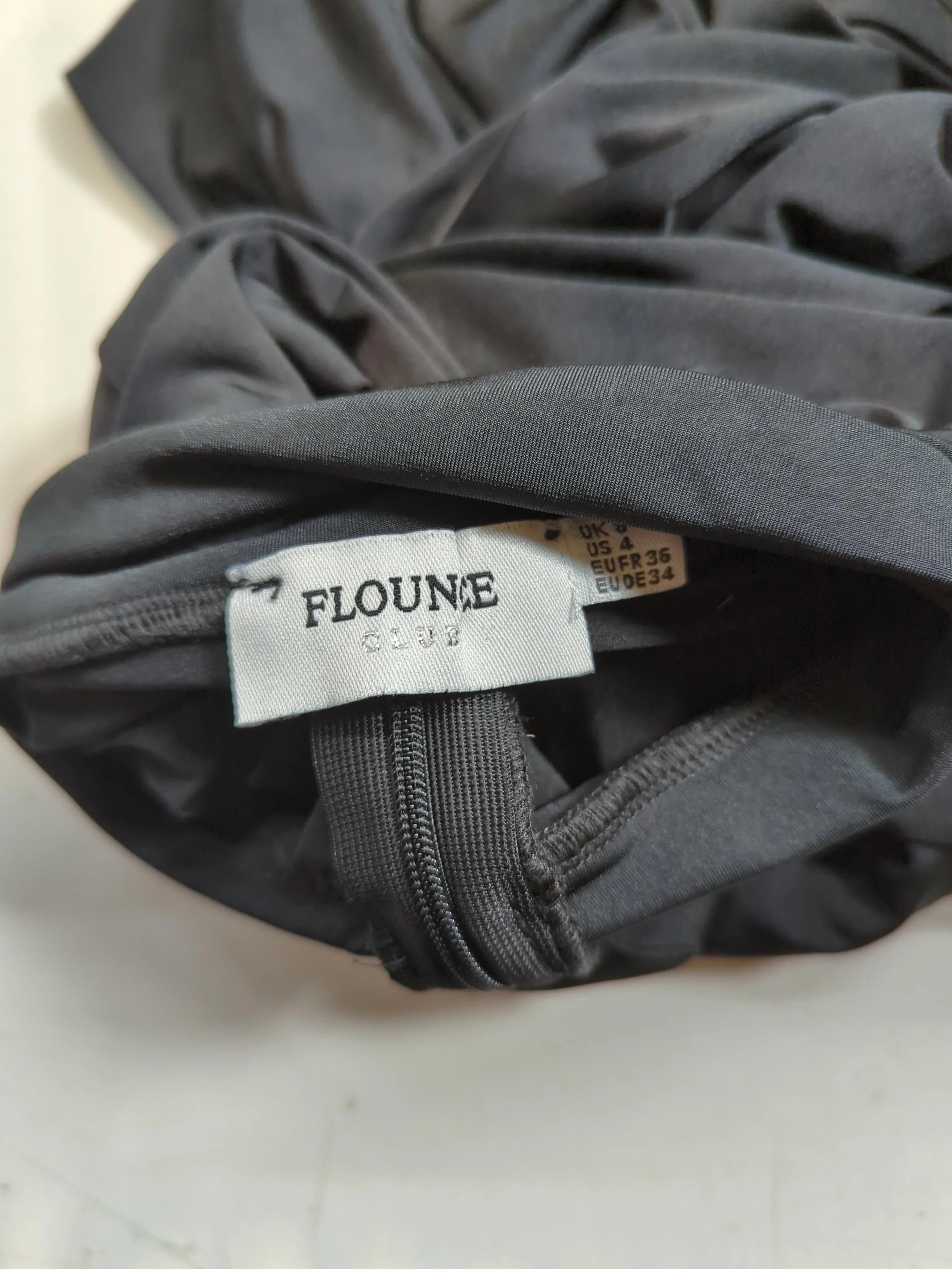 Flounce Women's Loungewear UK 8 Black Polyester with Elastane Basic - Image 5