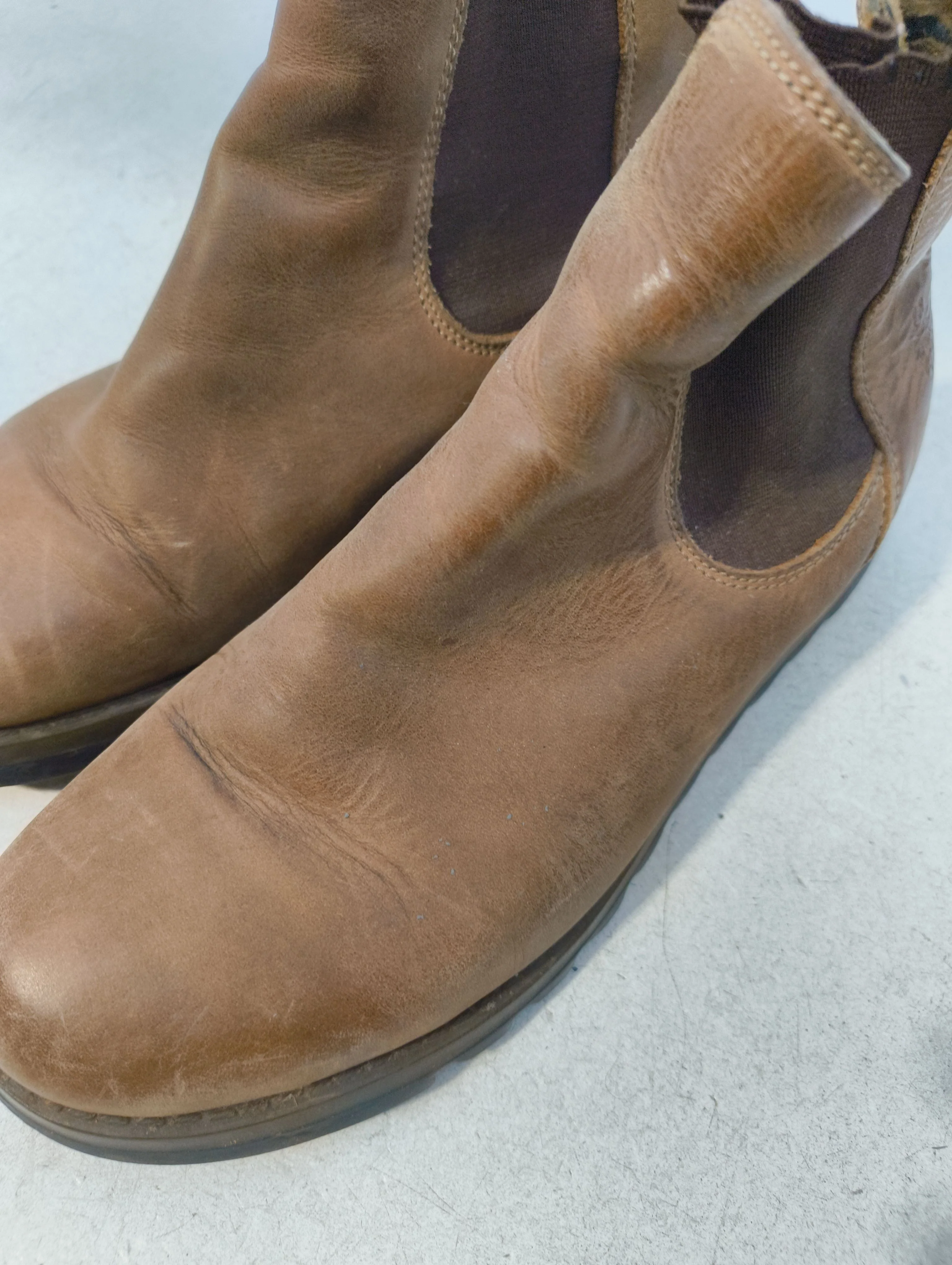 FLY London Men's Boots UK 7 Brown 100% Leather Chelsea - Image 8