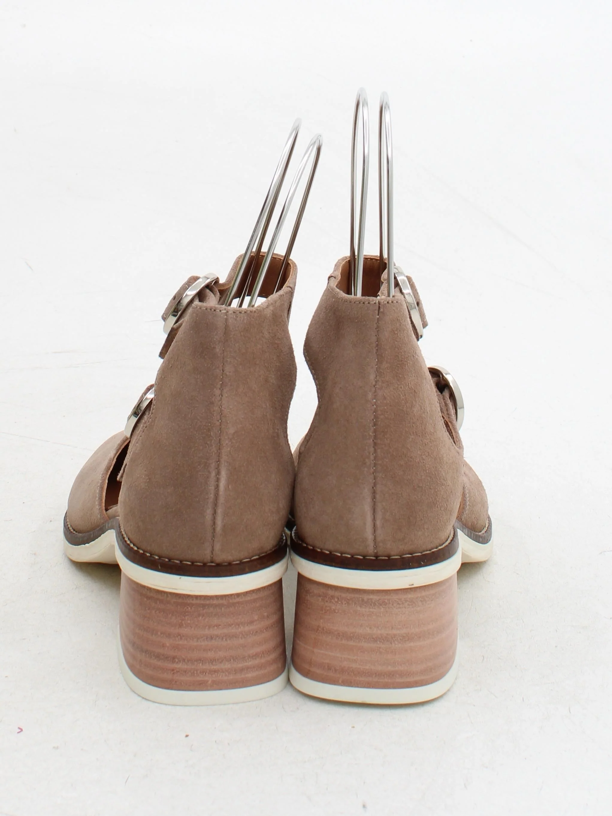 FLY London Women's Heels UK 6 Tan Leather with Leather Court - Image 3