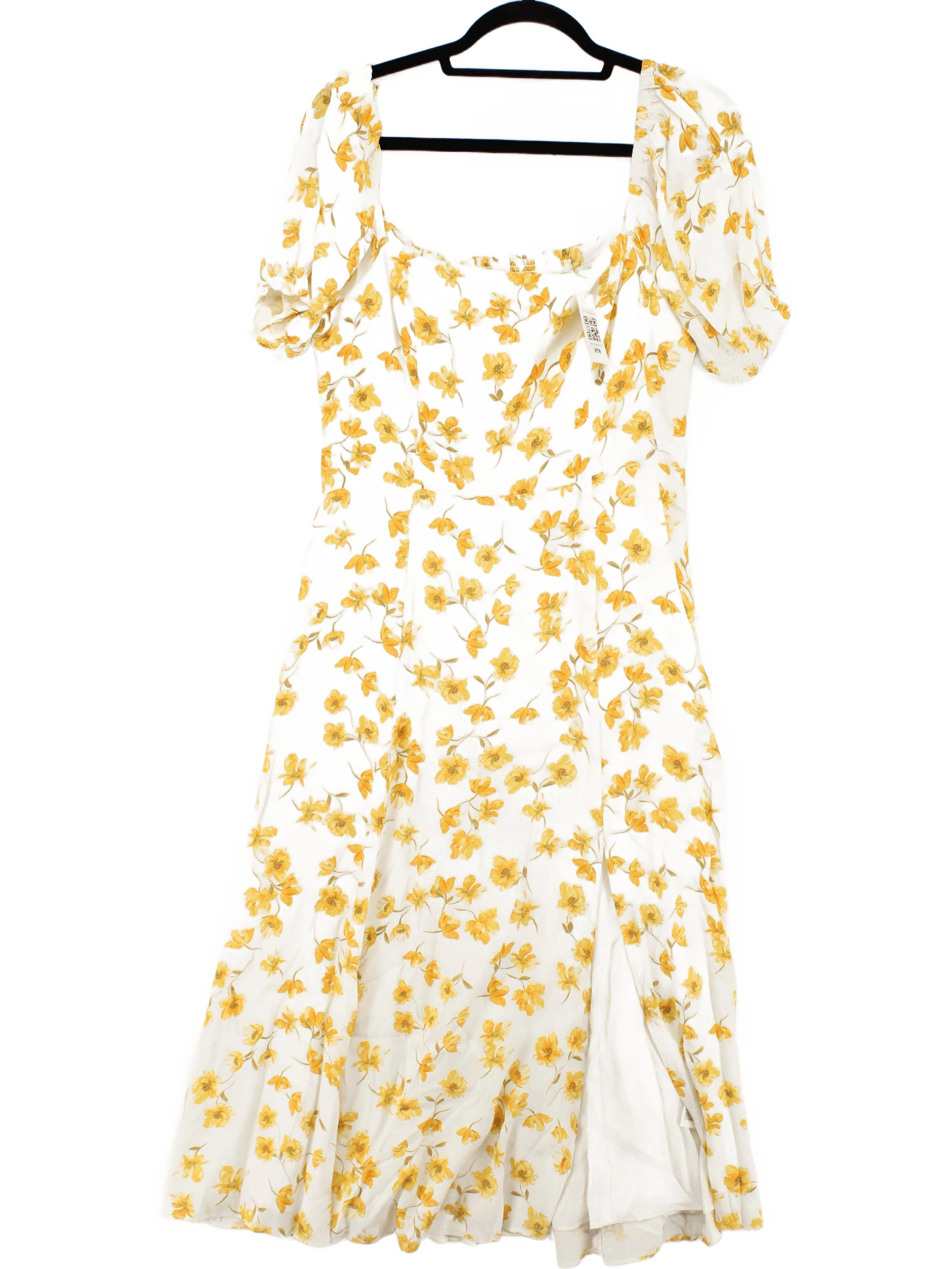 Forever New Skater Midi Dress UK14 in White