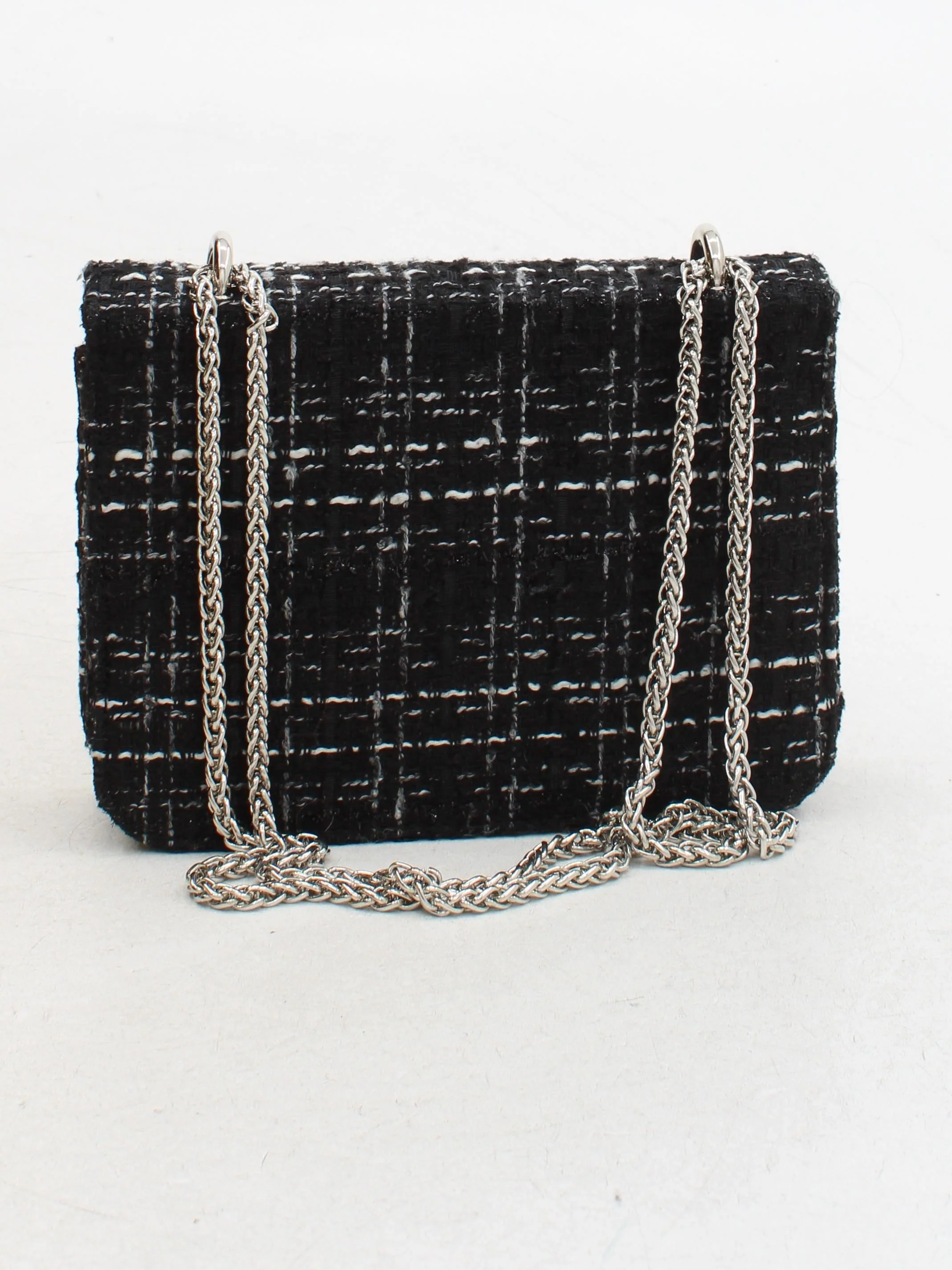 Forever New Women's Bag Black Checkered 100% Other Shoulder Bag - Image 2