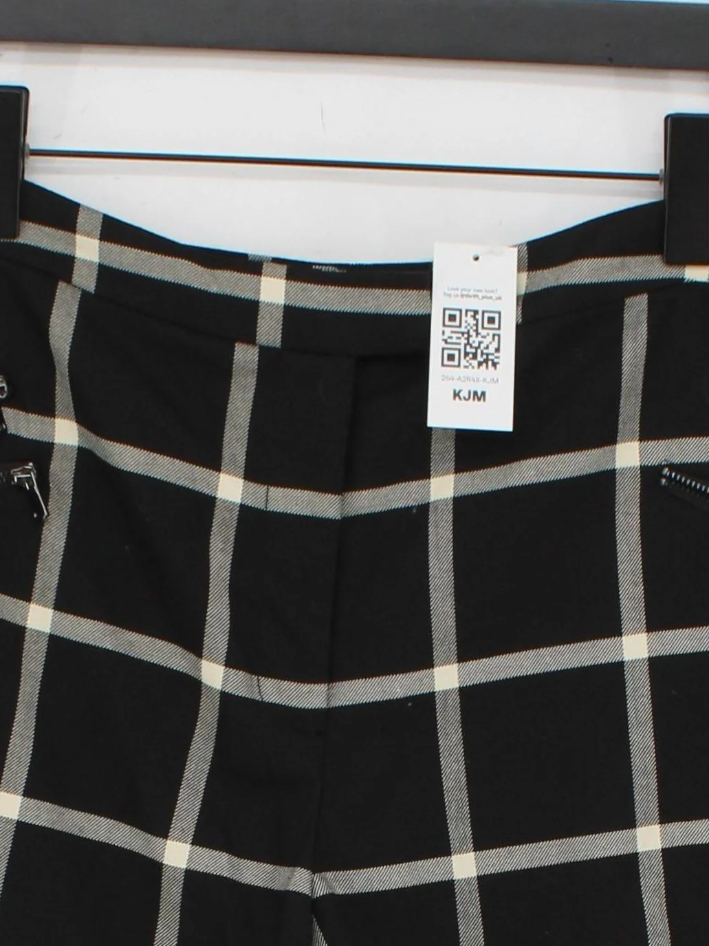 Forever New Women's Shorts UK 14 Black Polyester with Viscose, Elastane Mom - Image 3