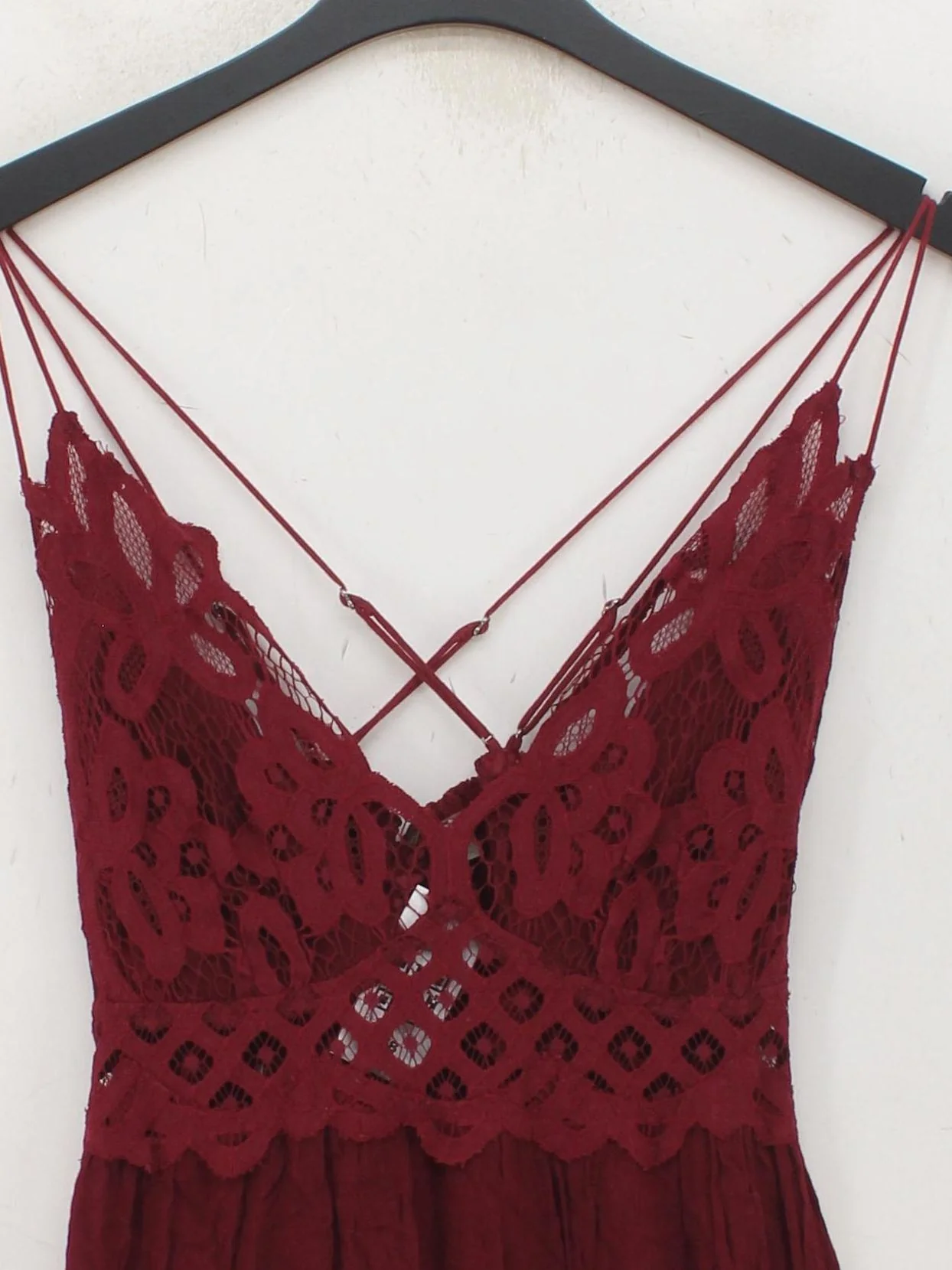 FP One Slip Mini Dress M in Red - Image 3