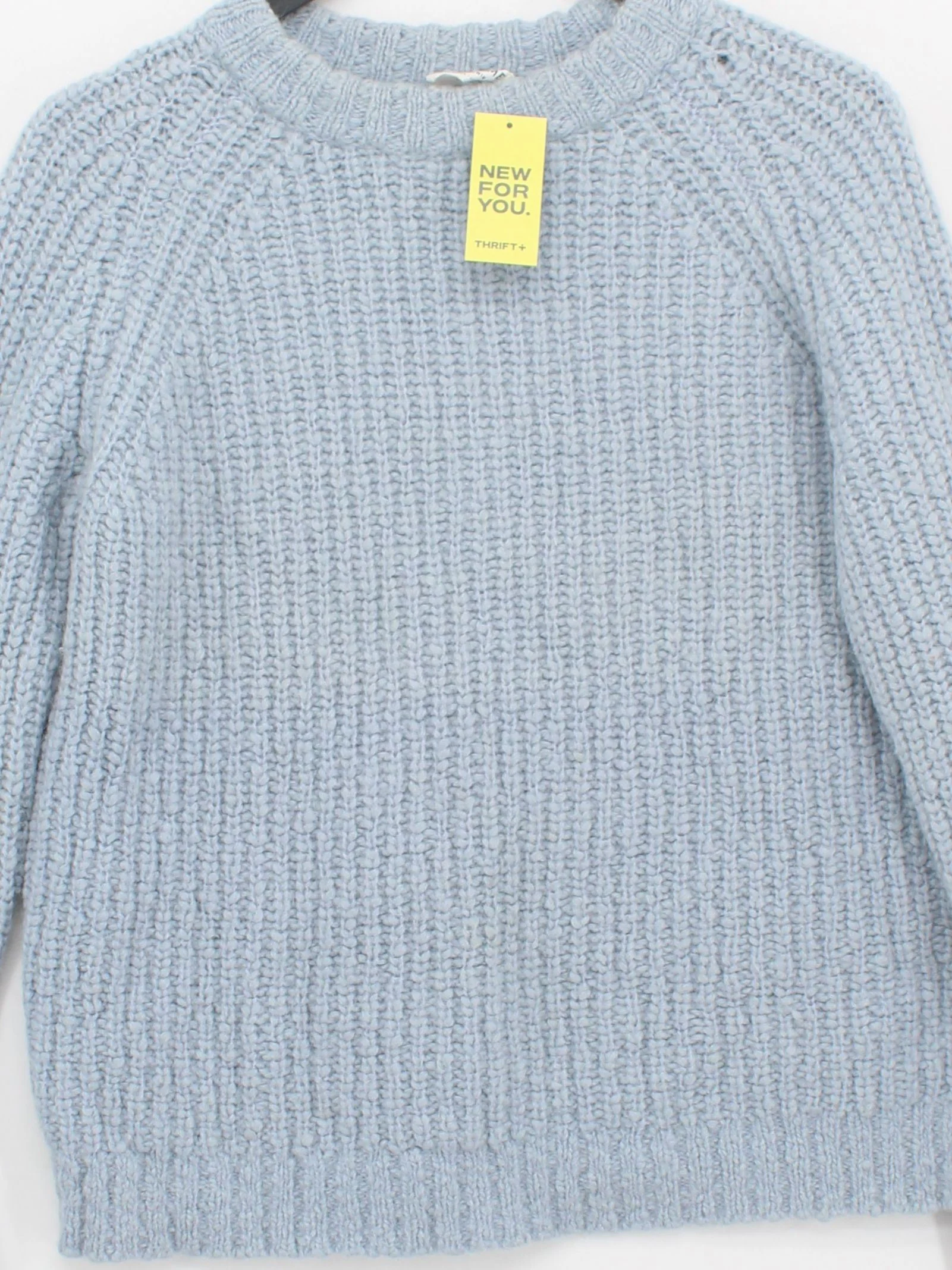 Frame Women's Jumper S Blue Other with Wool, Nylon Crew Neck Pullover - Image 3