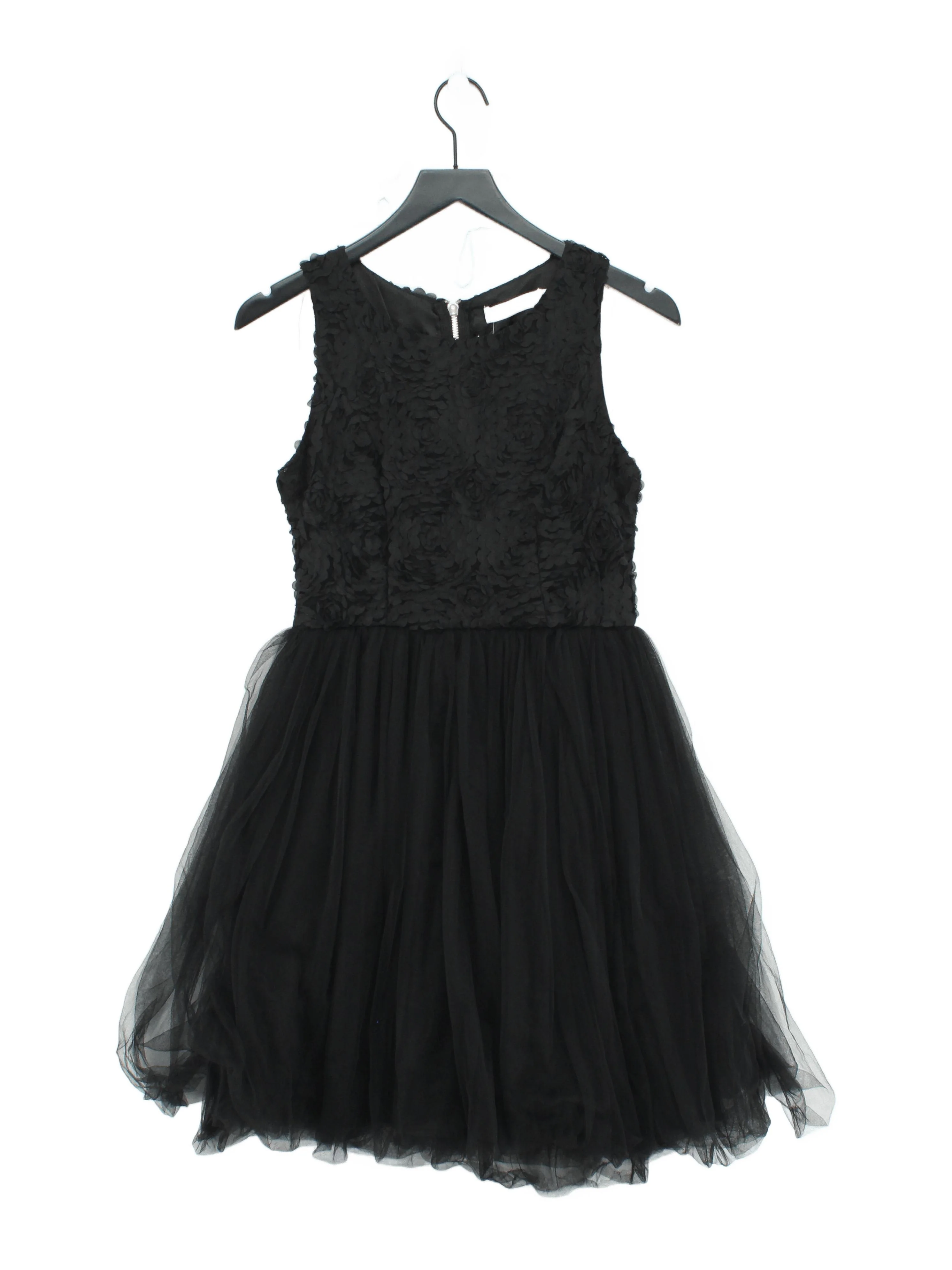Free People Skater Mini Dress M in Black
