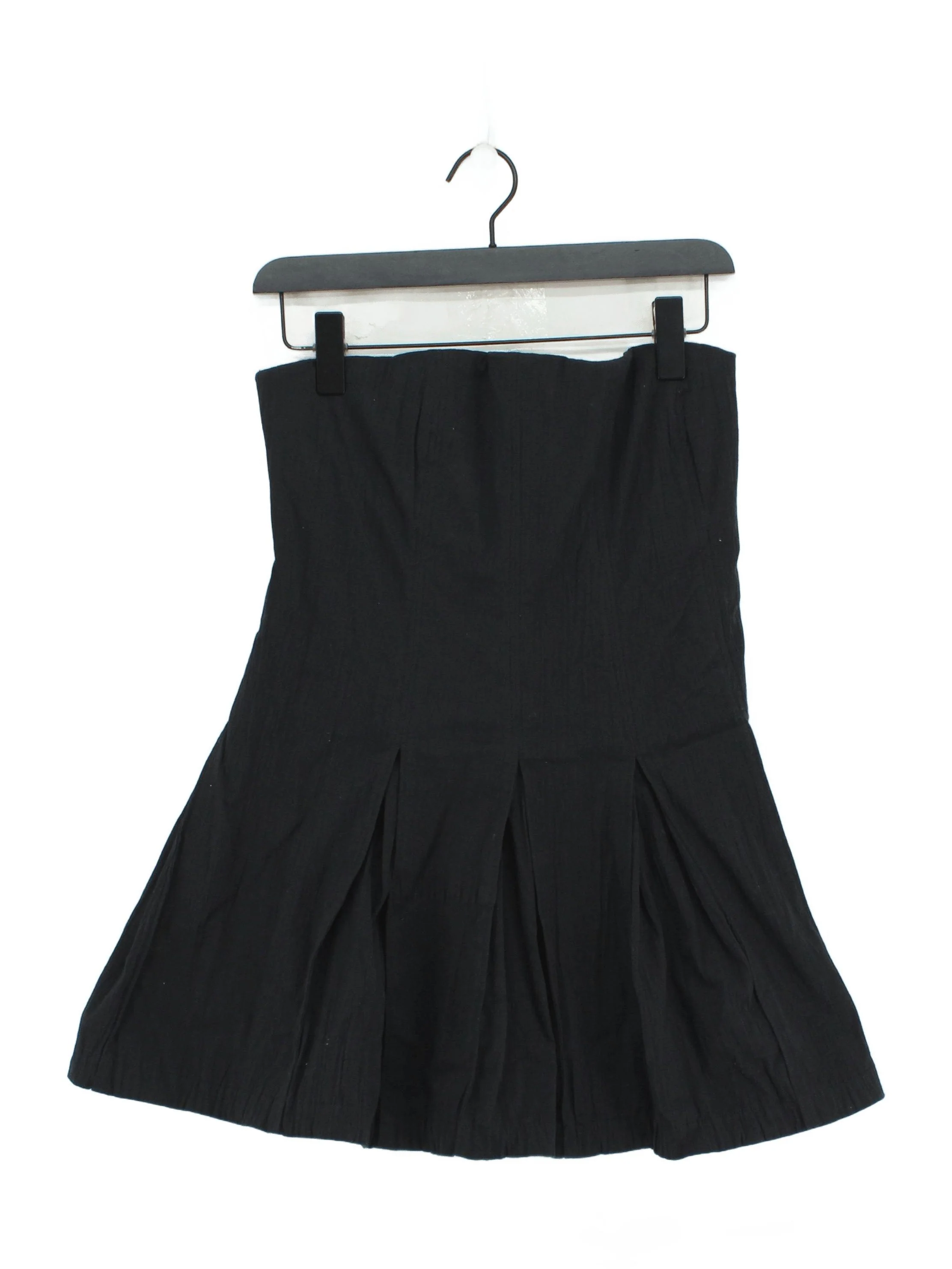 Free People Skater Mini Dress S in Black