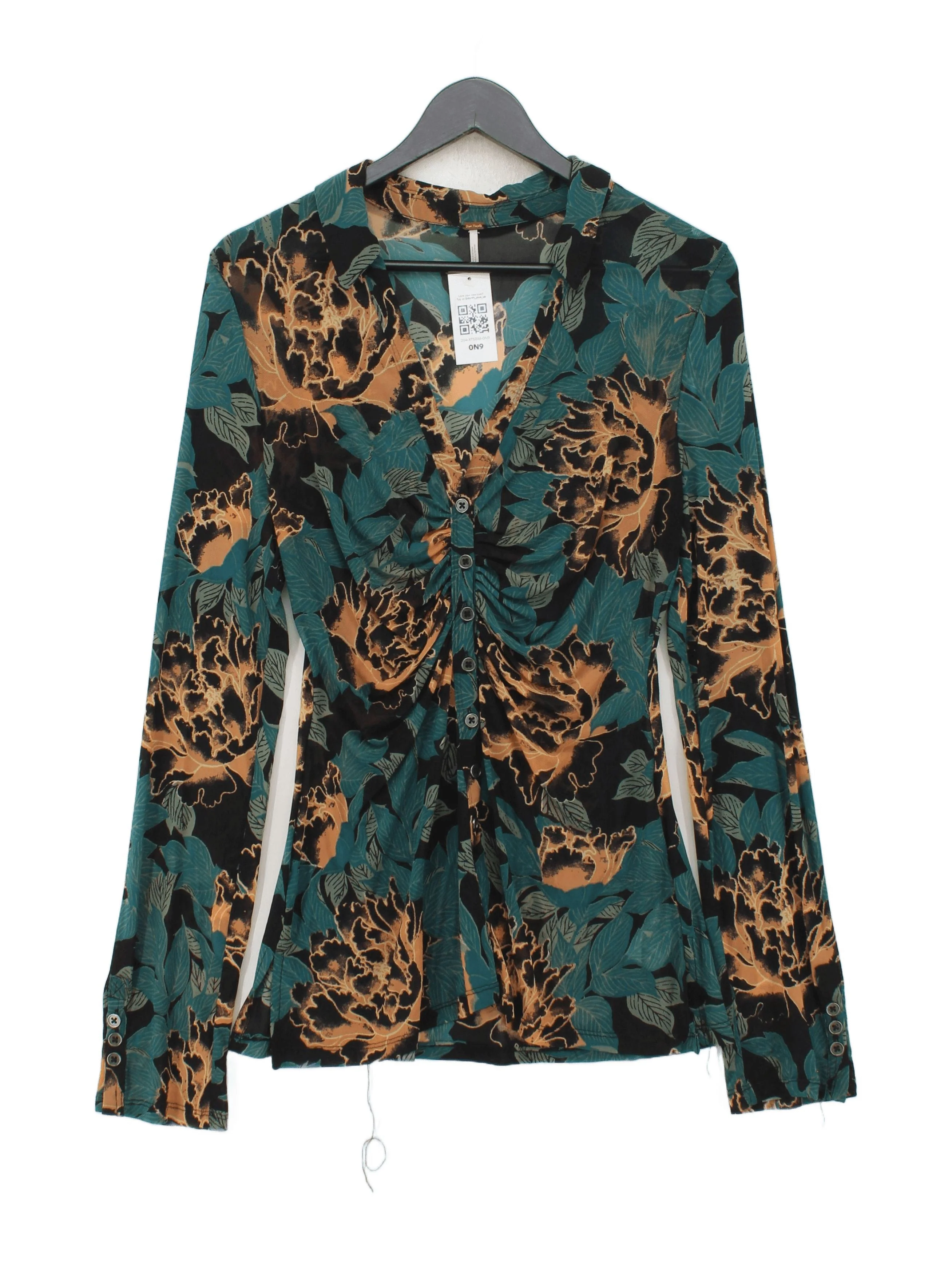 Free People Women's Top M Multi Polyamide with Elastane Basic
