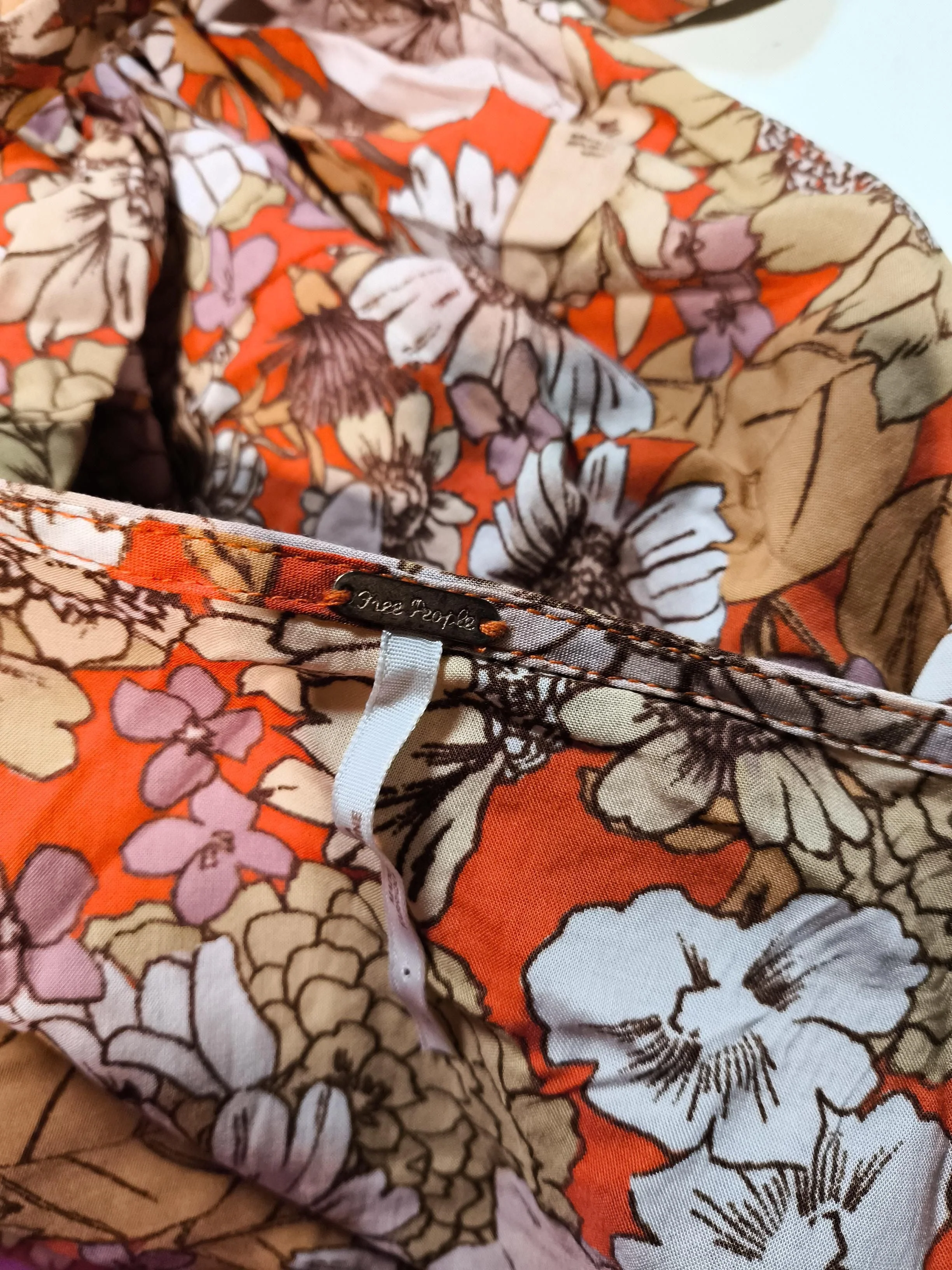 Free People Wrap Mini Dress UK10 in Multi - Image 5