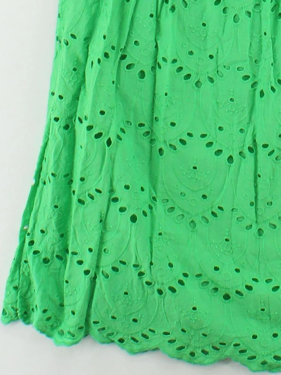 French Connection A-Line Mini Dress UK10 in Green - Image 4