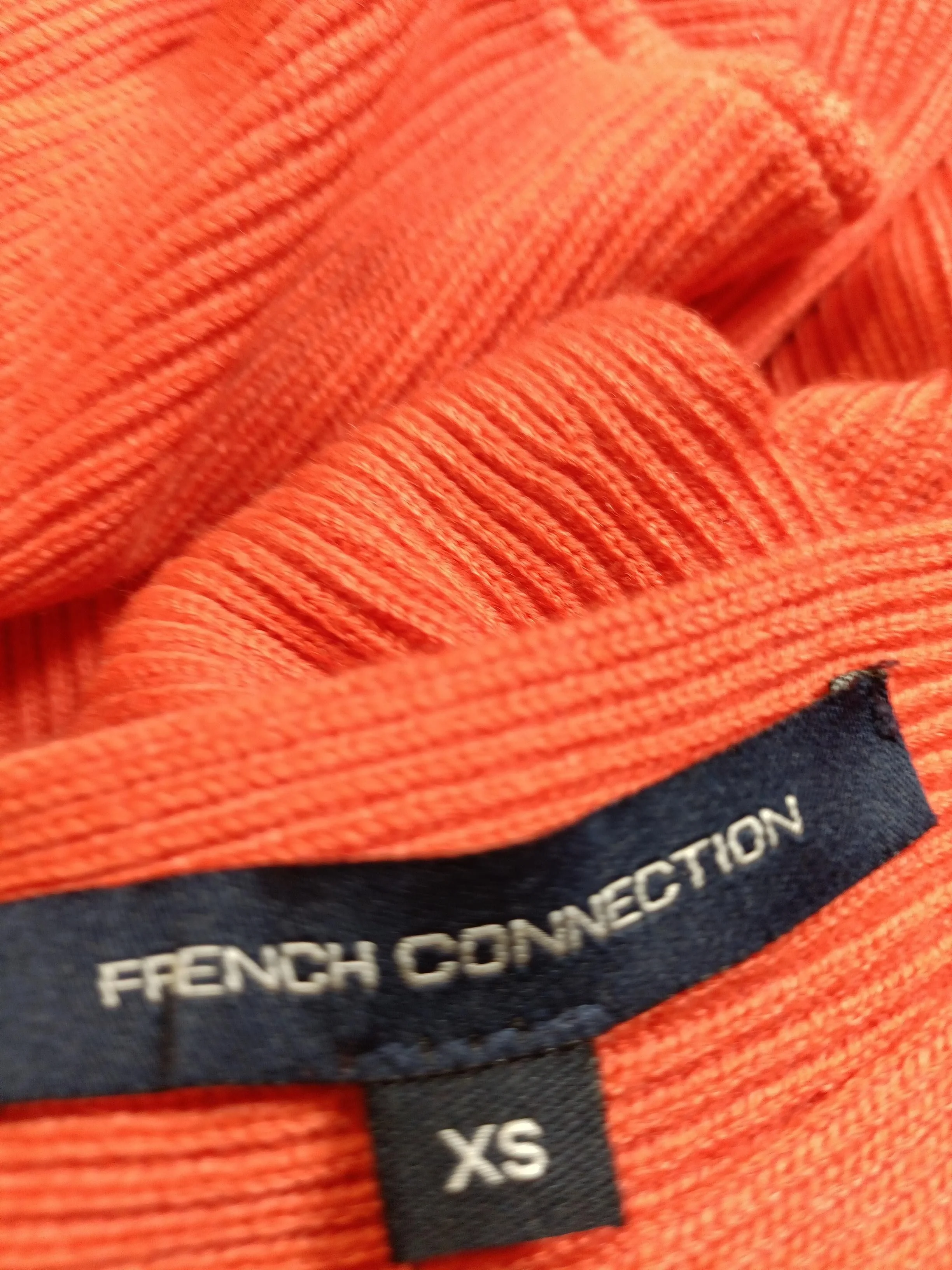 French Connection Bodycon Midi Dress XS in Orange - Image 5