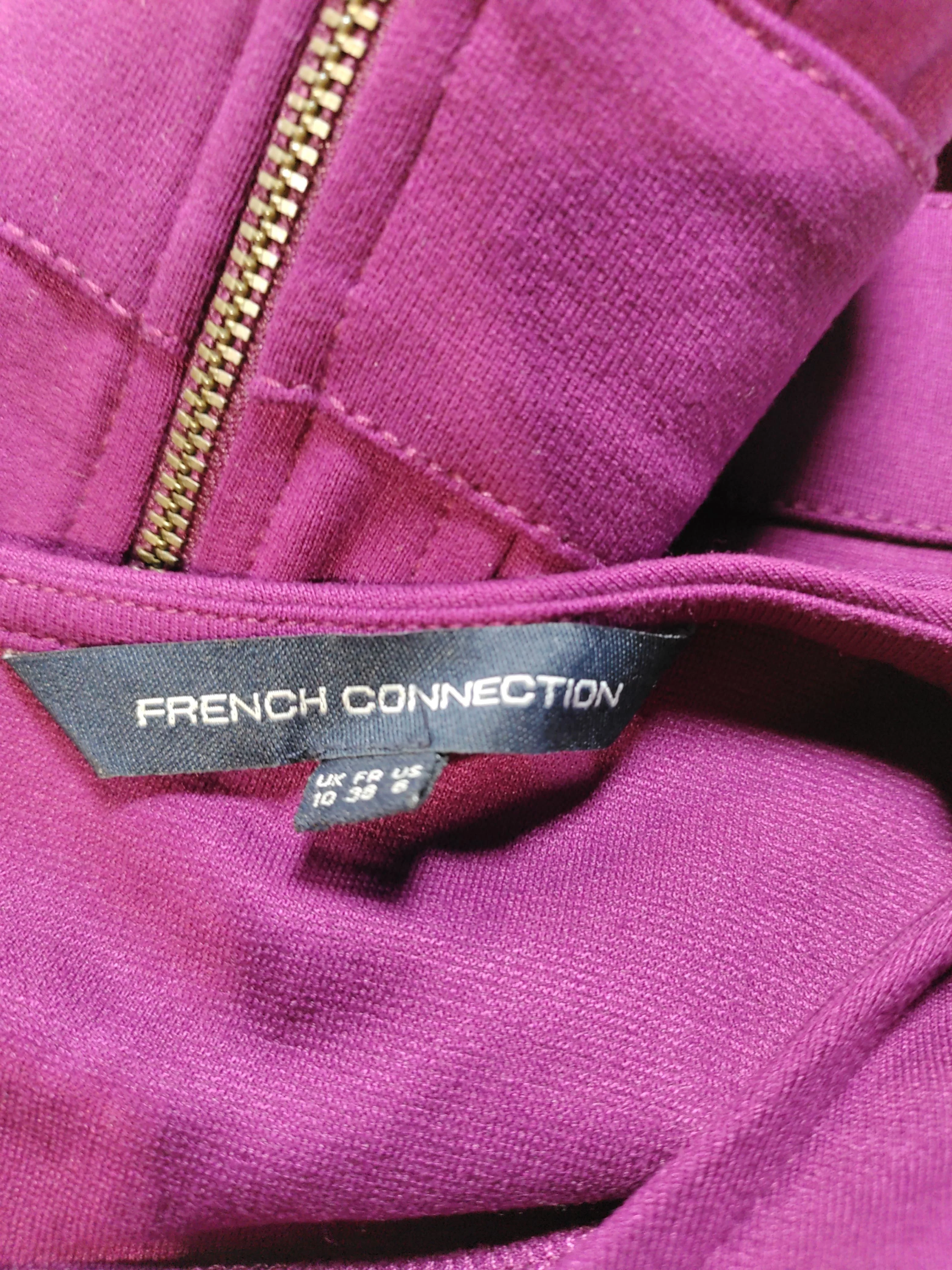 French Connection Bodycon Mini Dress UK10 in Purple - Image 5