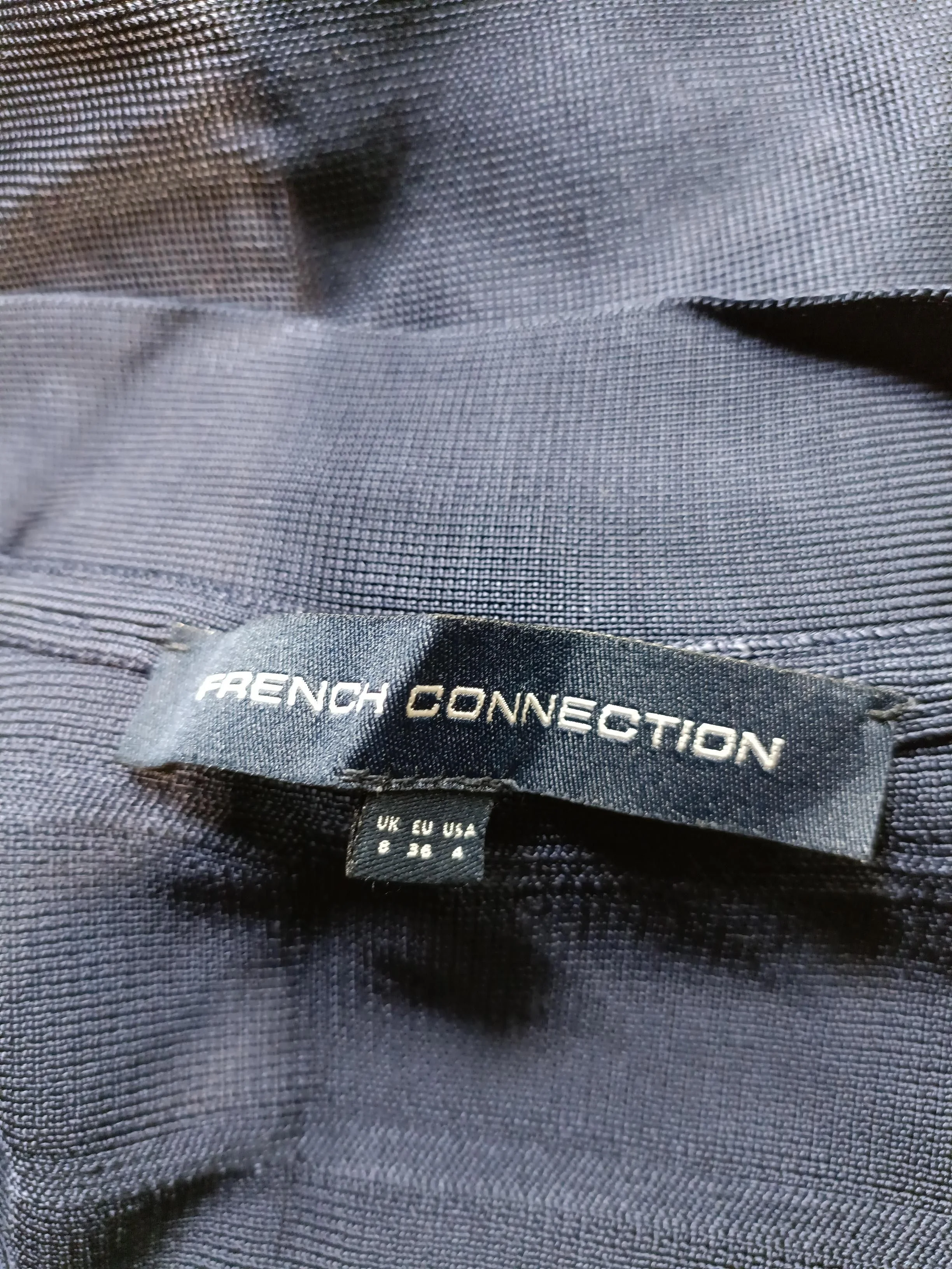 French Connection Bodycon Mini Dress UK8 in Blue - Image 5