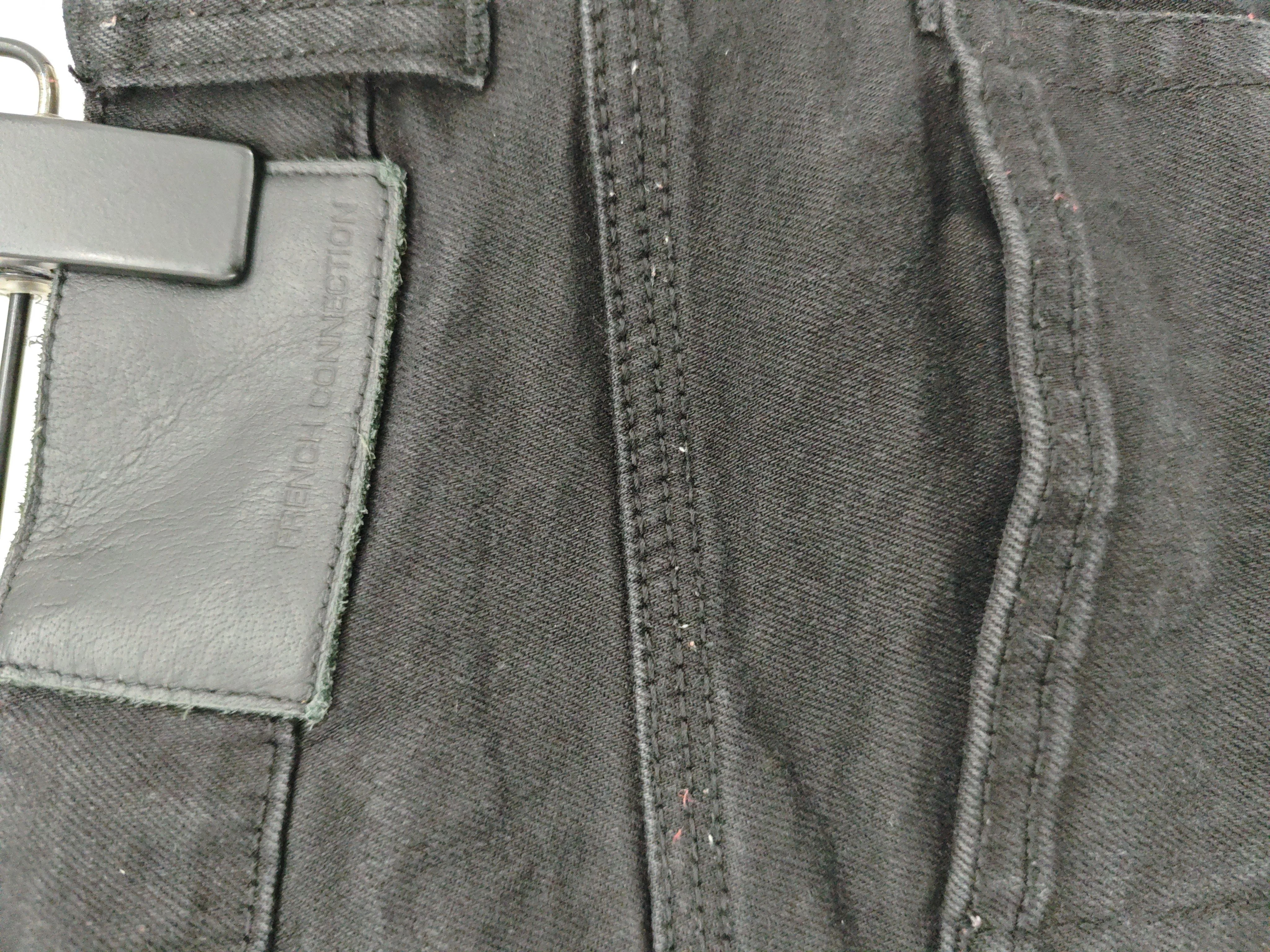 French Connection Men's Jeans W 32 in Black Cotton with Elastane Skinny - Image 5