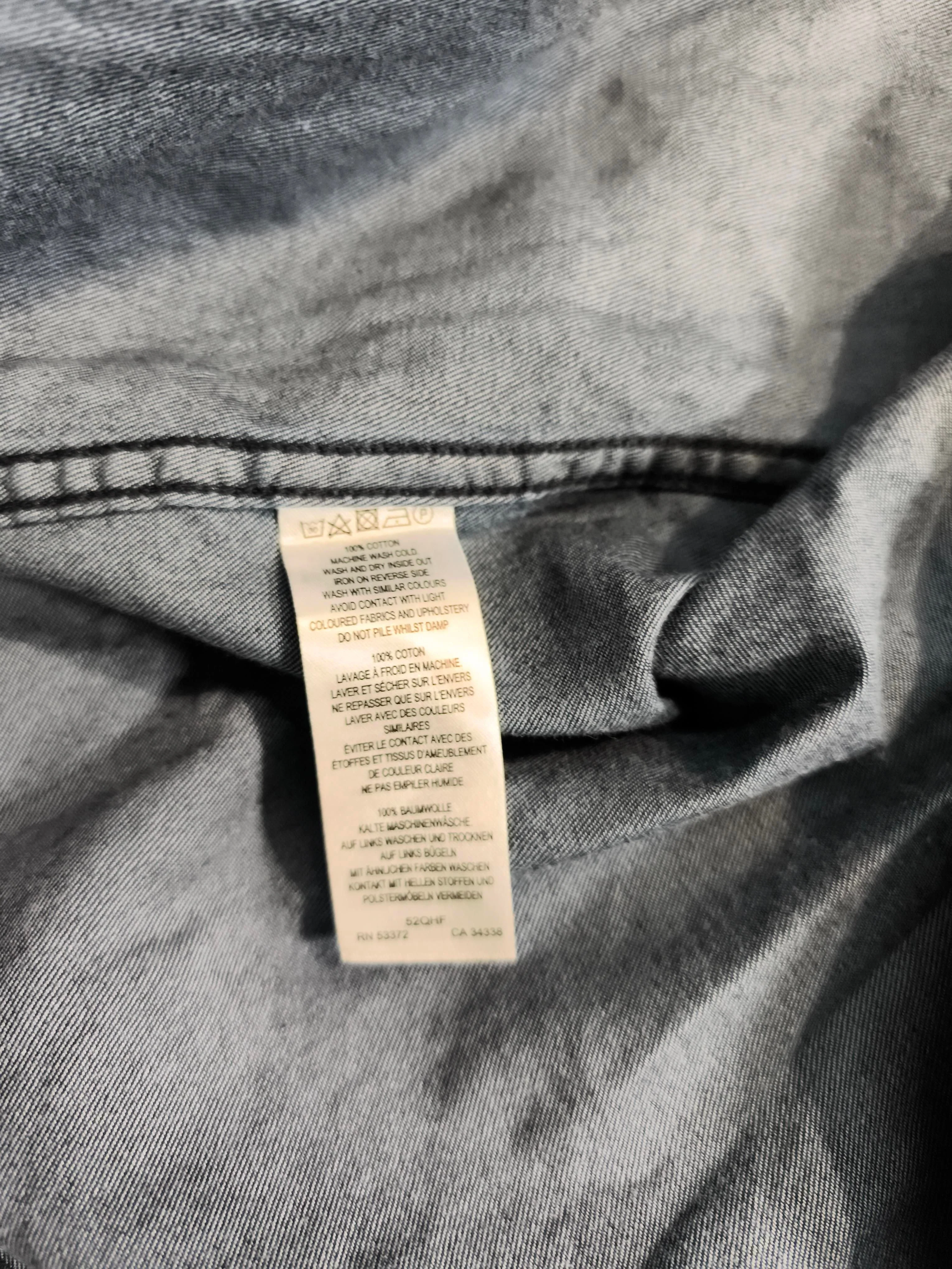 French Connection Men's Shirt XL Blue 100% Cotton Basic - Image 6