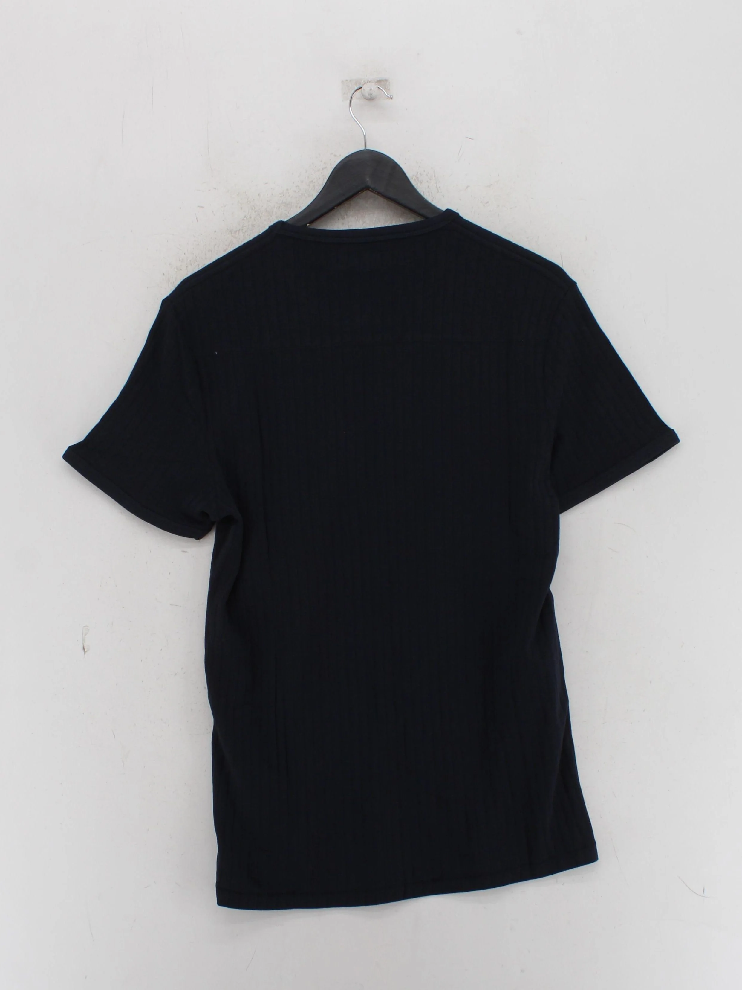 French Connection Men's T-Shirt L Blue 100% Cotton Basic - Image 2