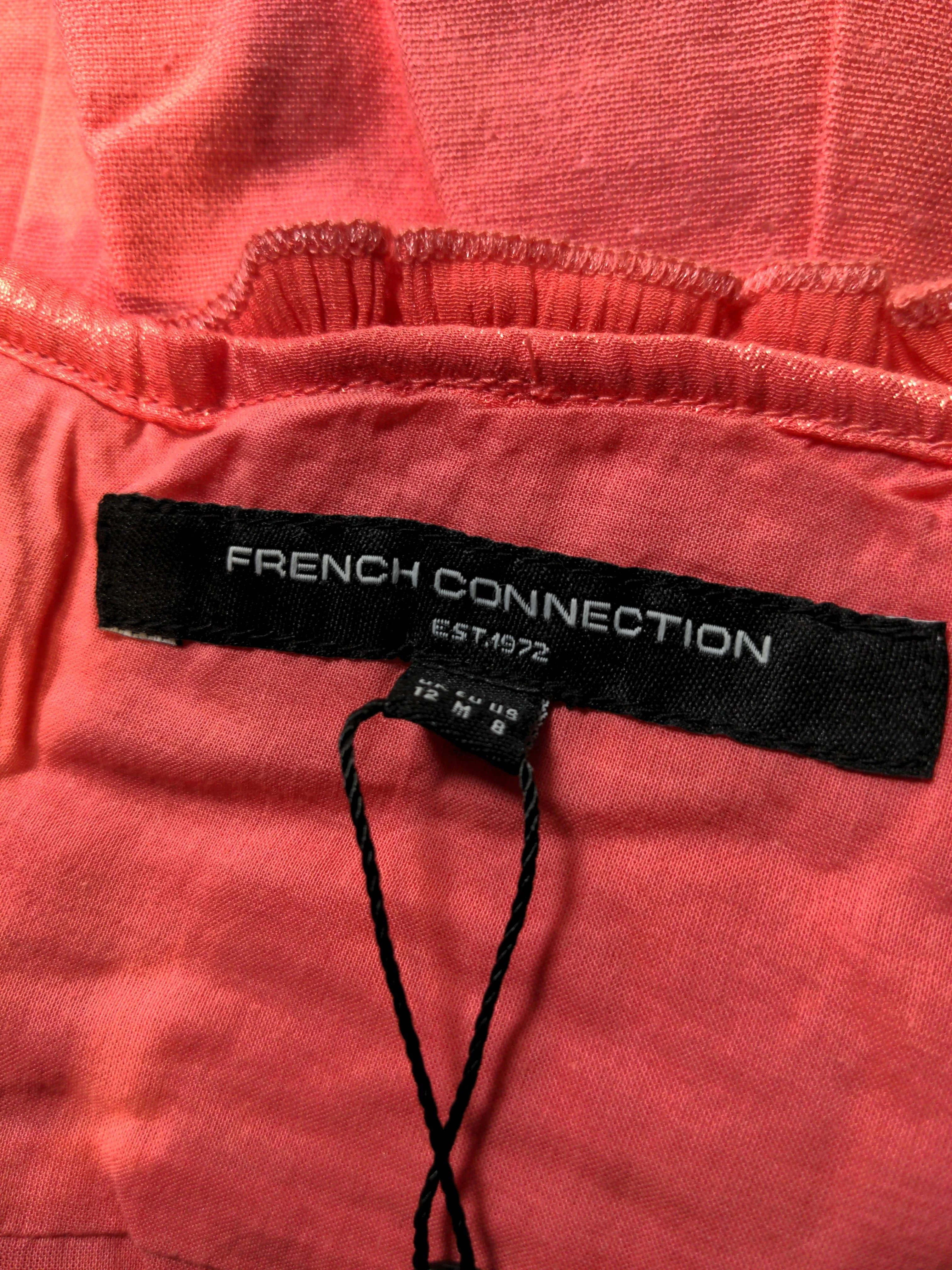 French Connection Tank Midi Dress UK12 in Pink - Image 5