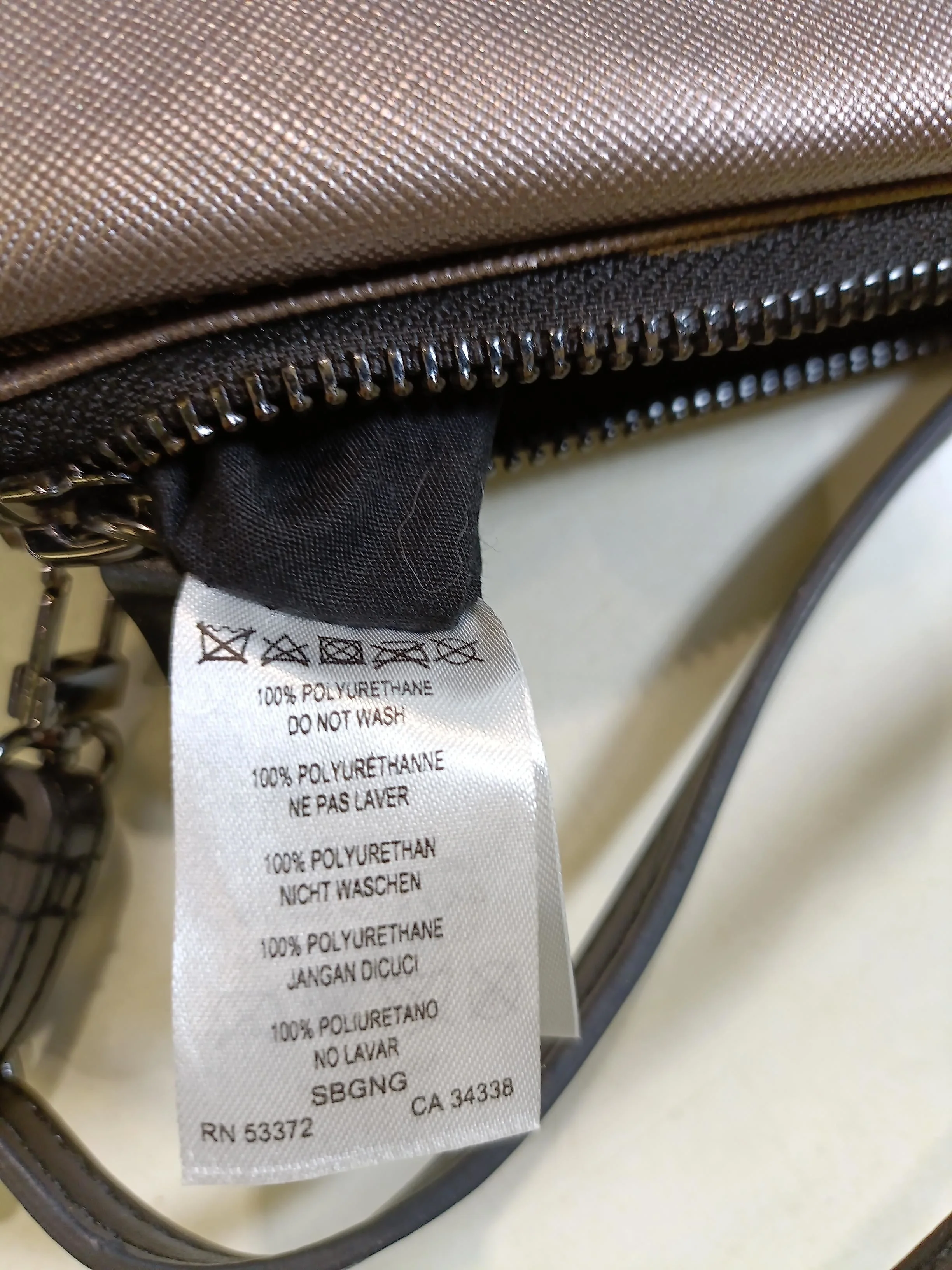 French Connection Women's Bag Grey 100% Other Crossbody - Image 8