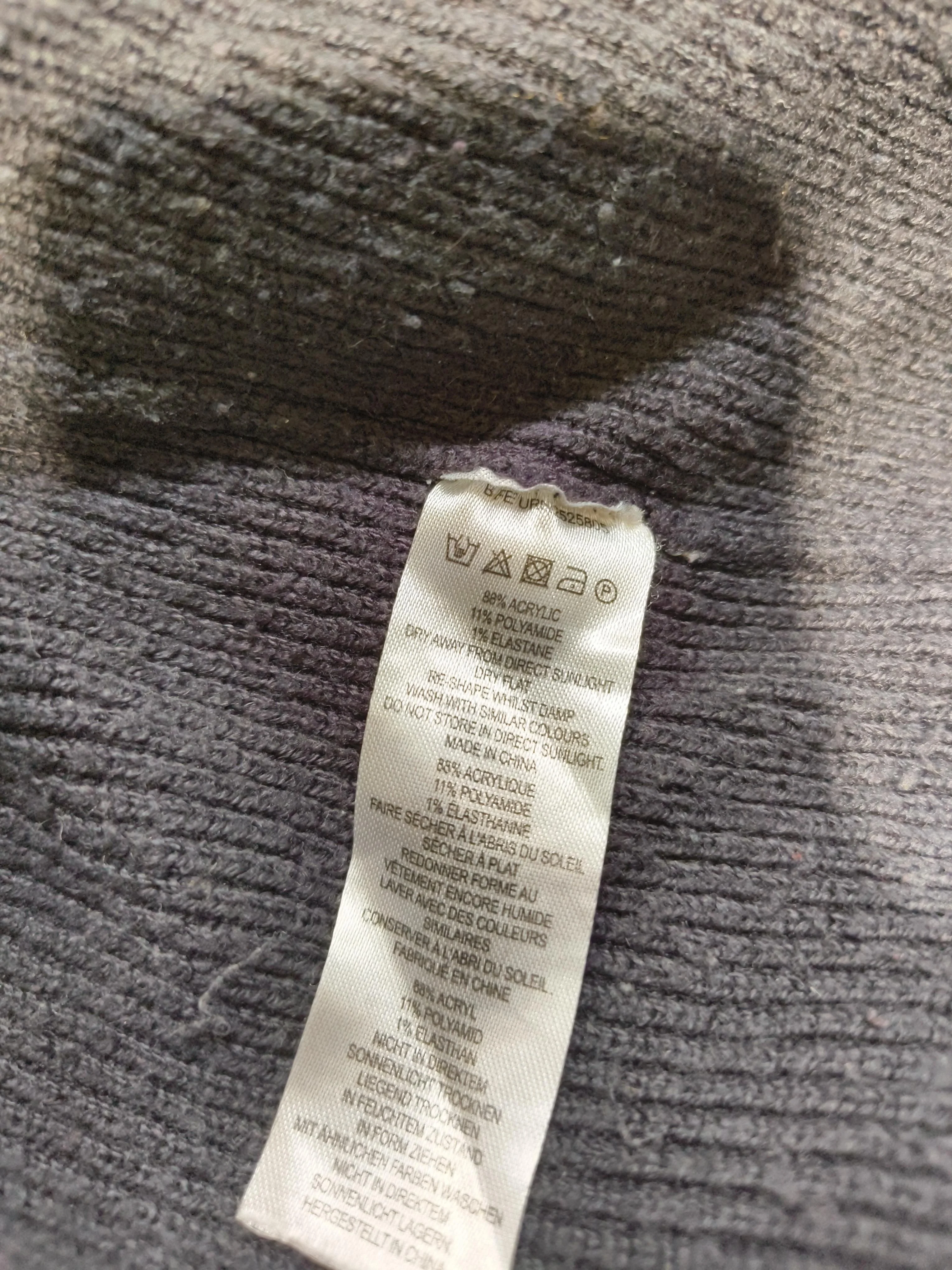 French Connection Women's Cardigan L Black Acrylic - Image 7